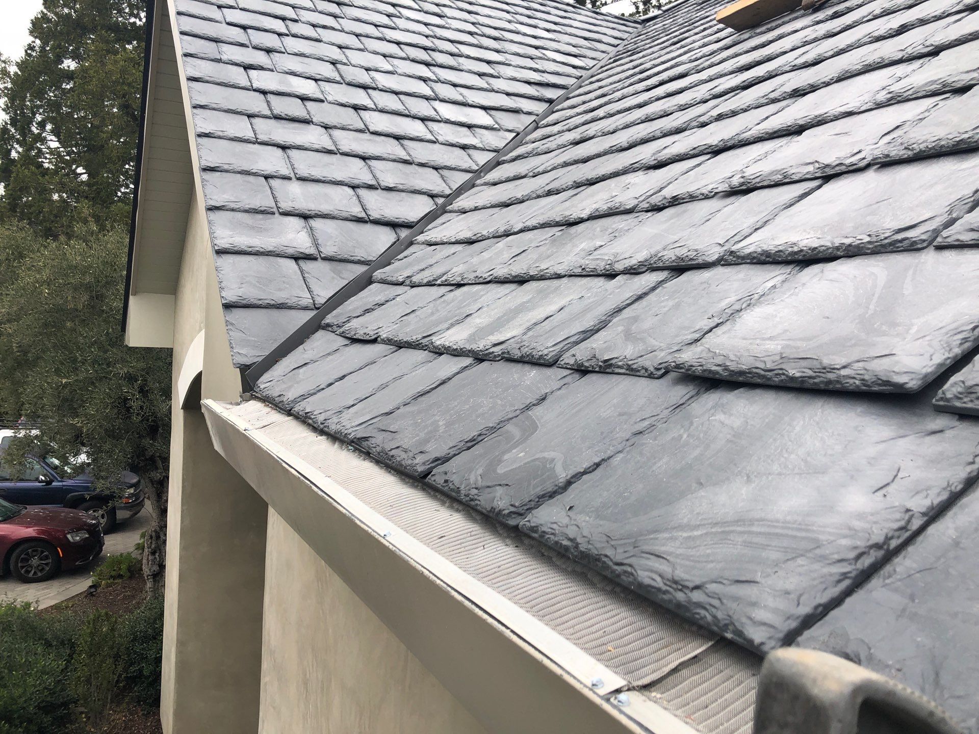 Residential Roofing Installation using Slate by Acker Roofing