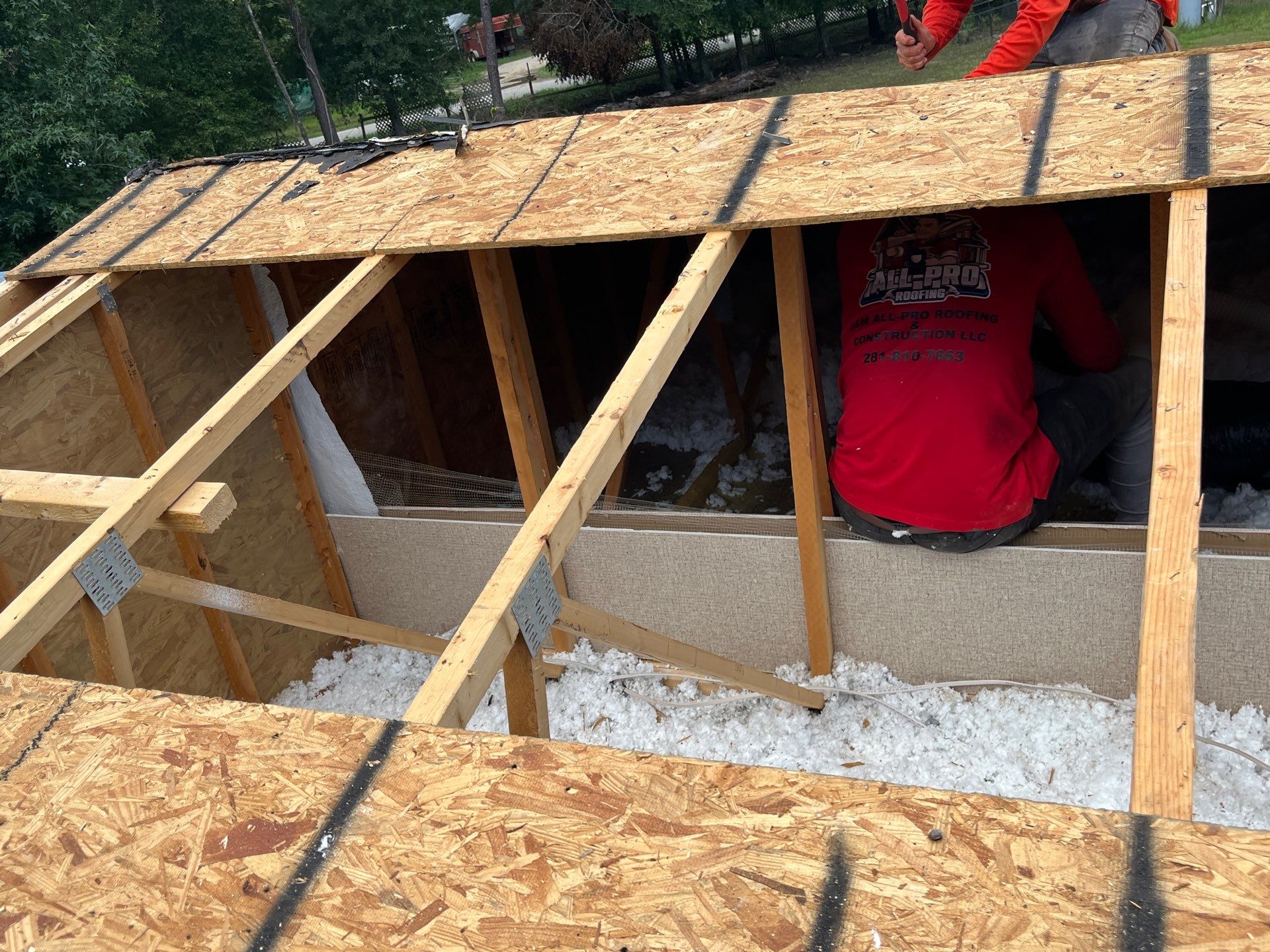 Residential Roofing Installation using Owen's Corning Duration (Lifetime) Shingles by Roof Repair Company