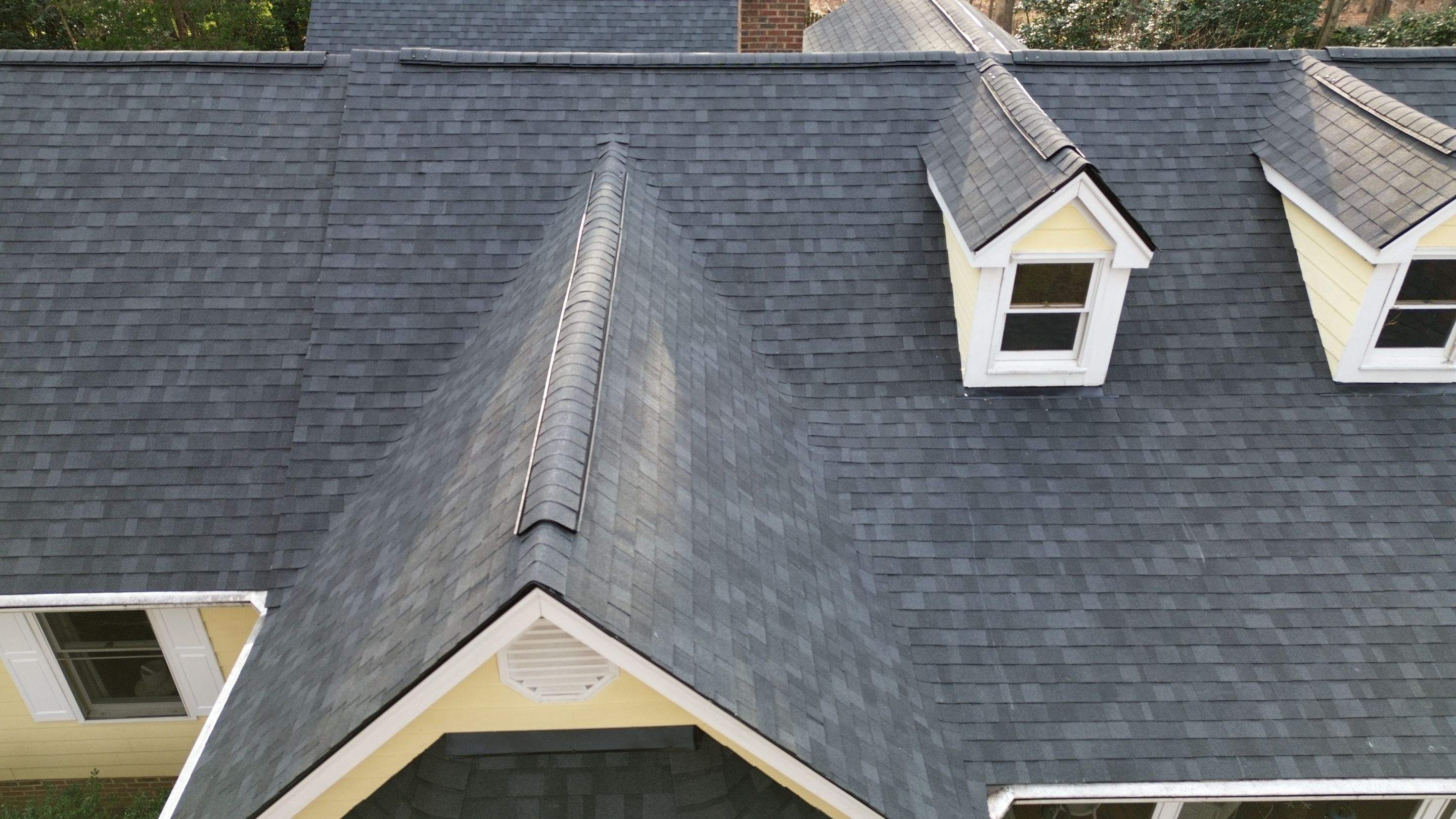 Residential Roof and Skylight Replacement in Wake Forest, North Carolina by Five Oaks Roofing Plus