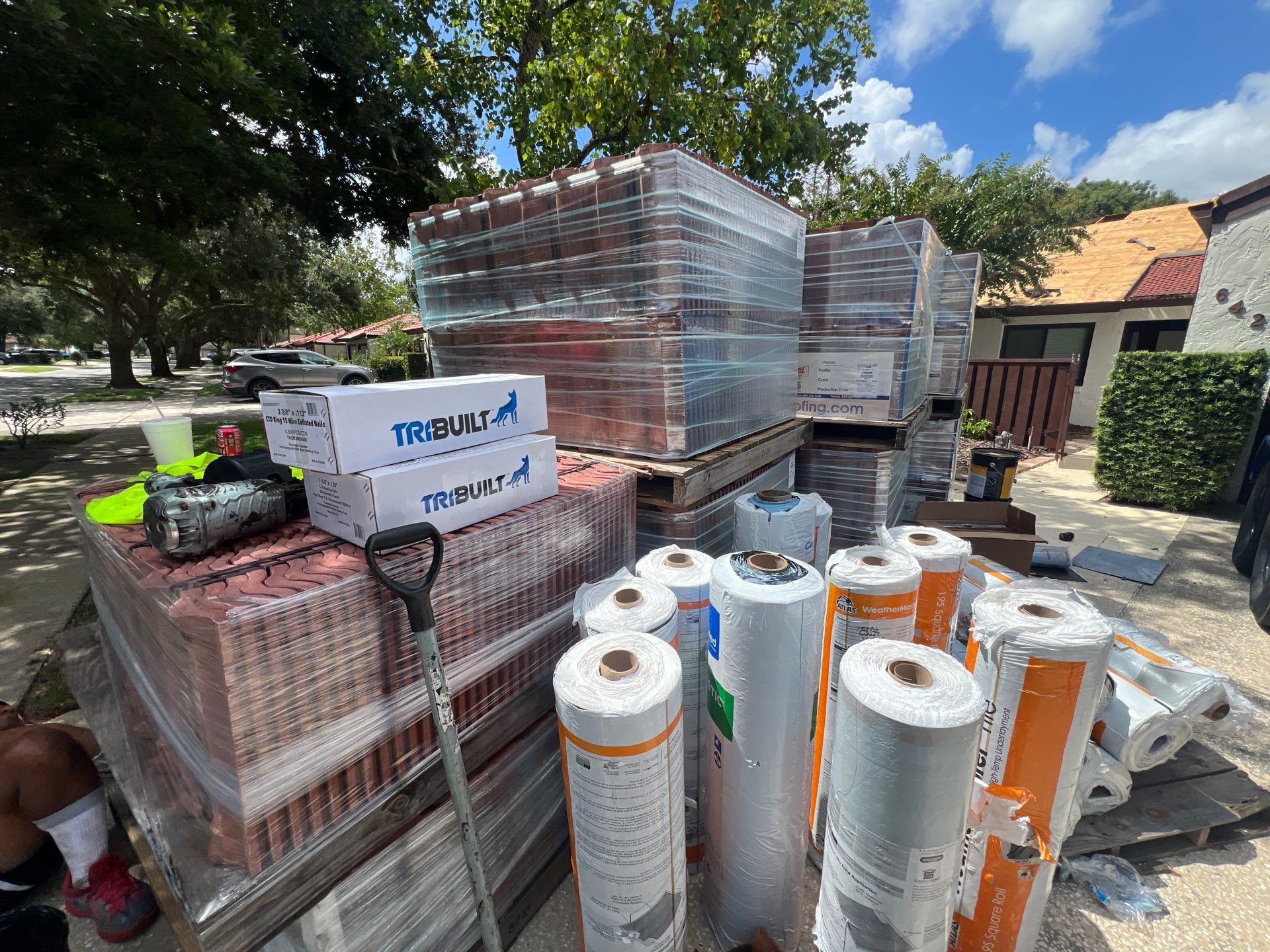 Residential Tile Roof Replacement and Gutter Installation in Winter Park by Pinnacle Roofing Group