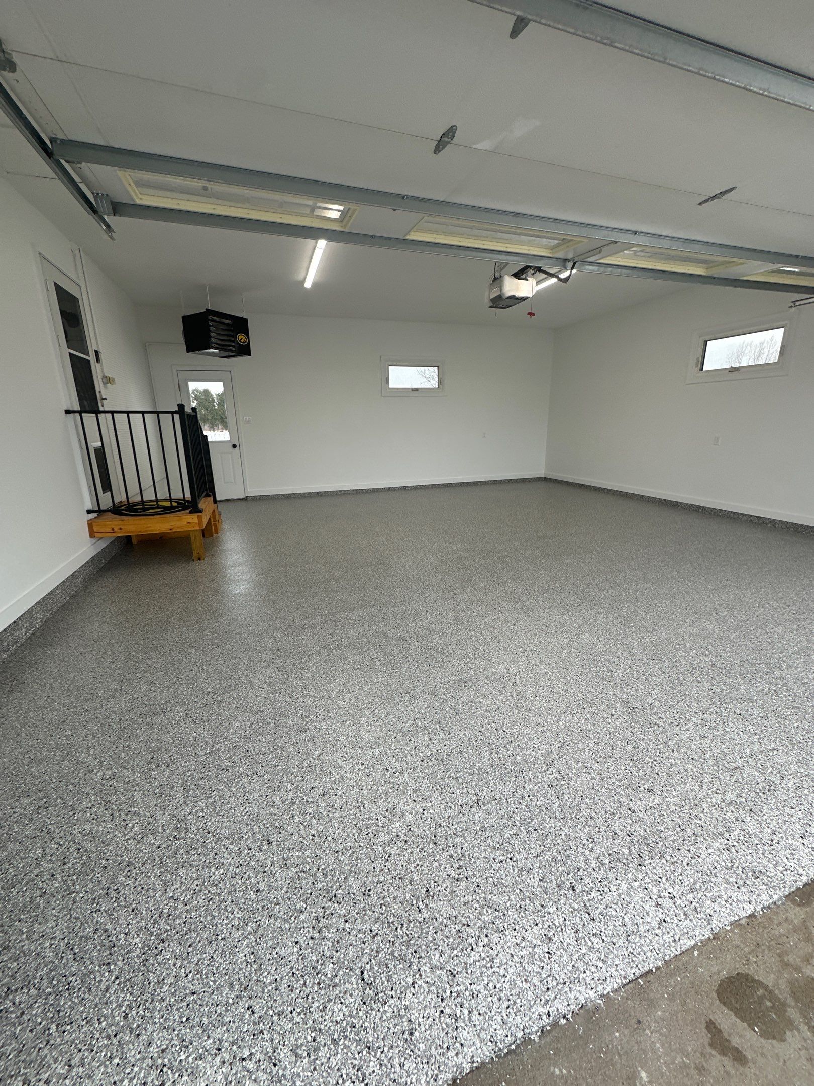 Marshalltown Garage Floor Renovation by Revival Concrete Coatings