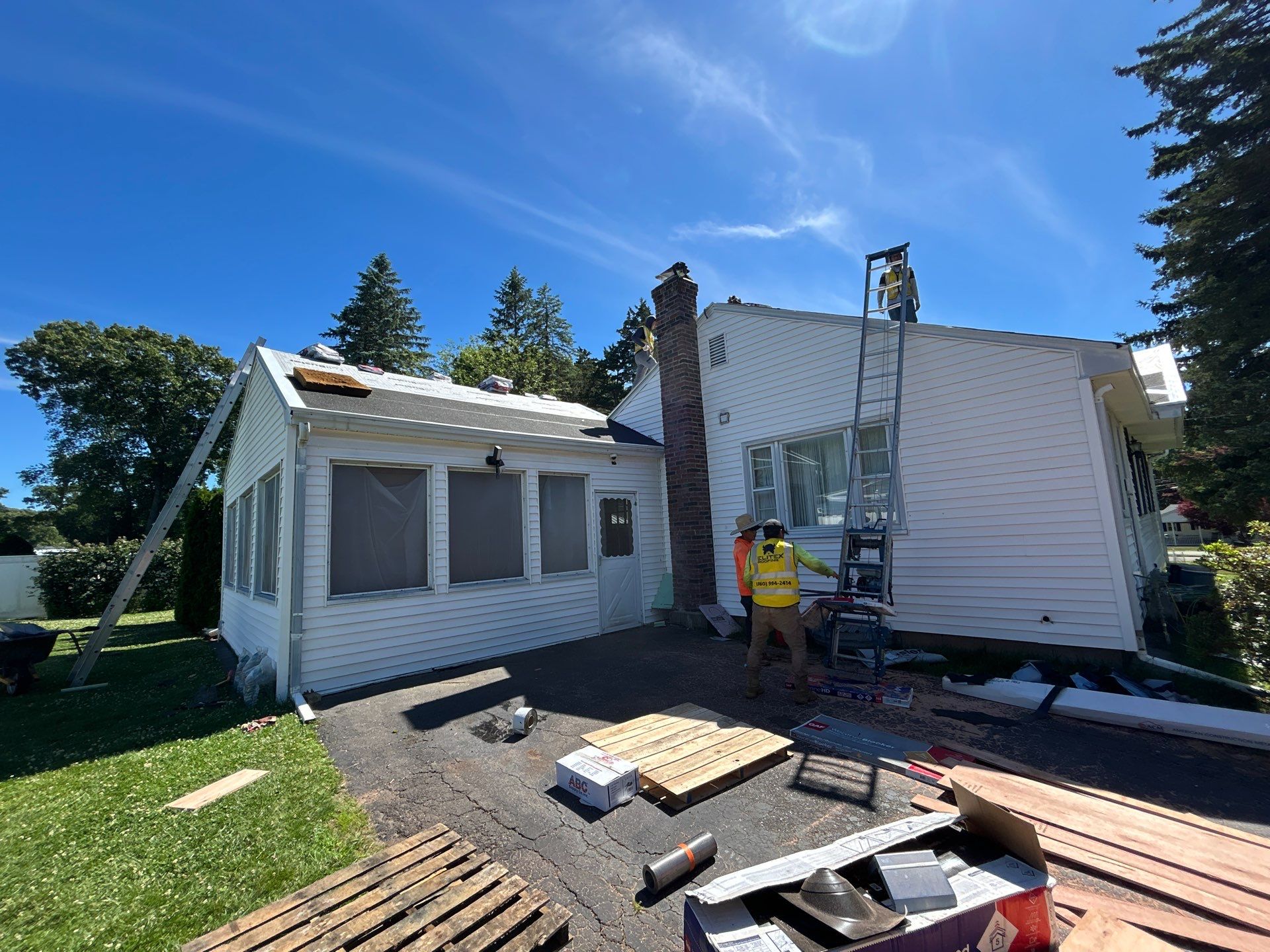 Project in Southington, CT by Elitex Roofing