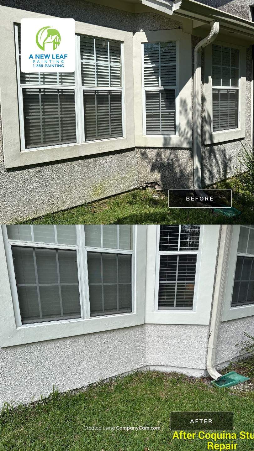 Exterior Painting and Stucco Repair Company in Jacksonville FL 32256 by A New Leaf Painting, LLC