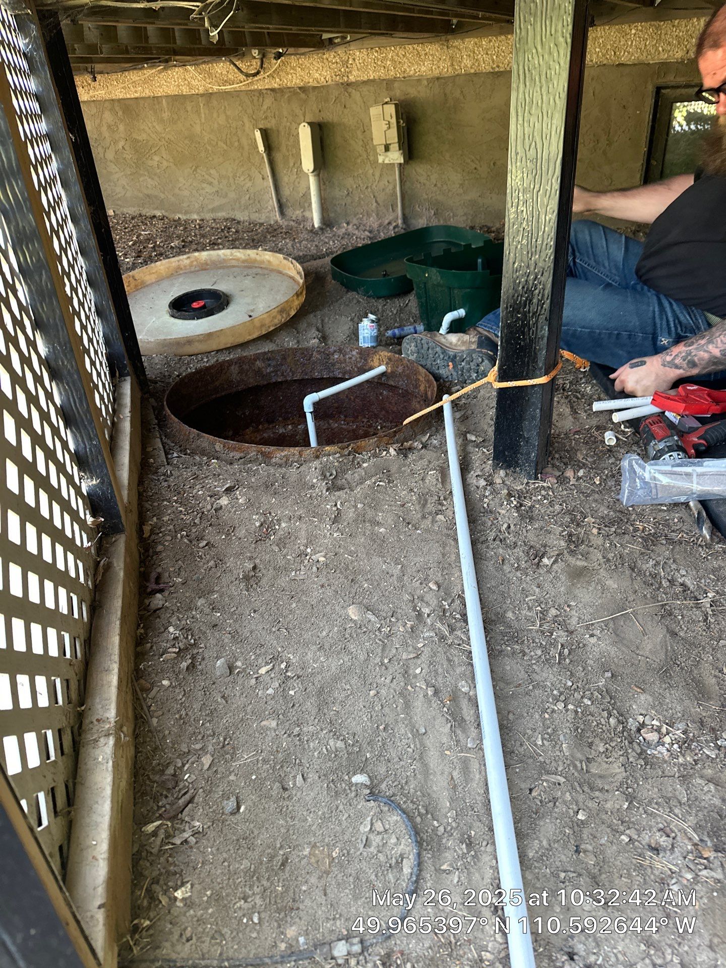 Septic System Lift Pump Replacement and Tank Cleaning in Dunmore by Septic Medic Inc.