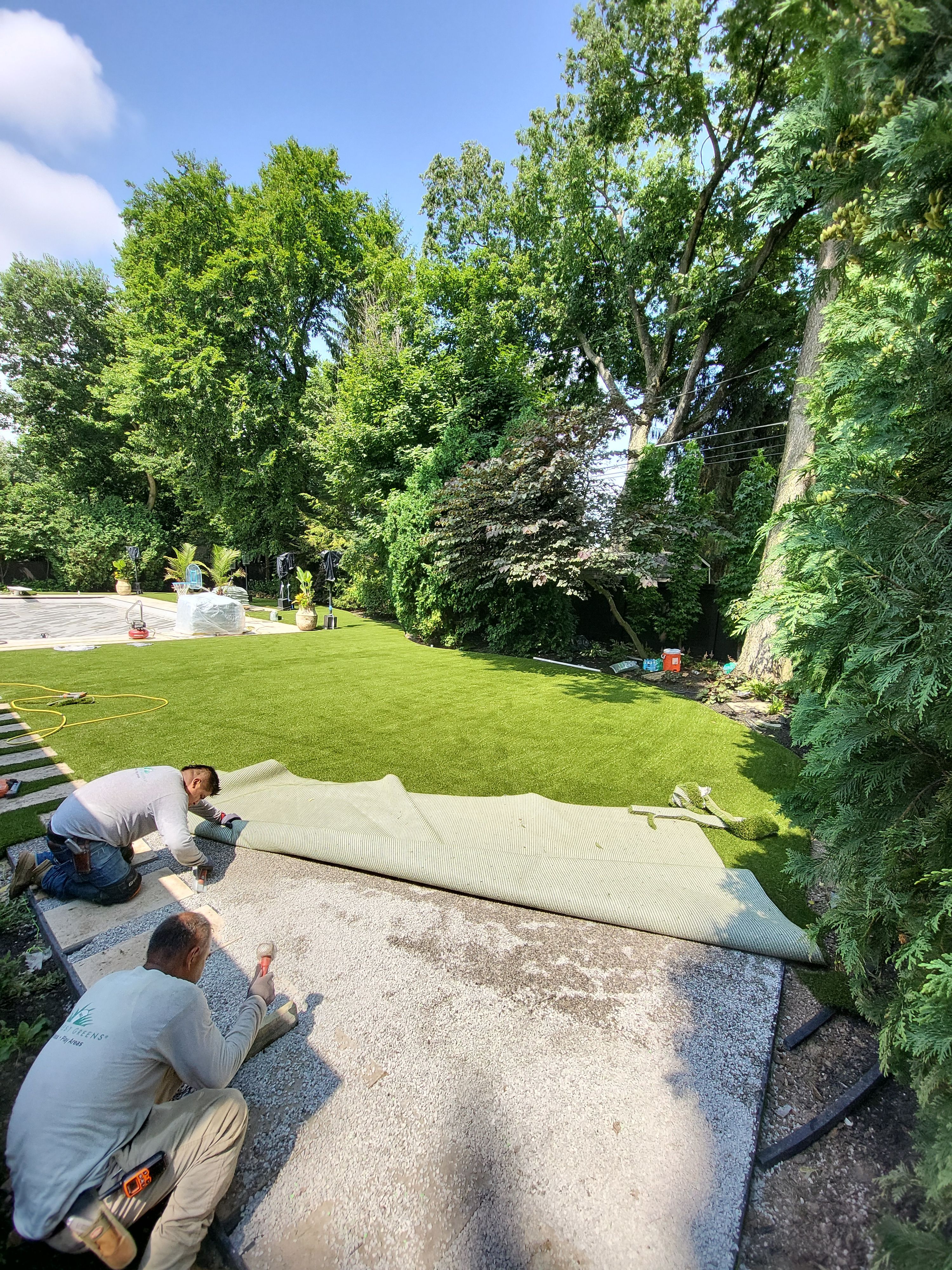 Upper Arlington Full Backyard Transformation by Southwest Greens Midwest