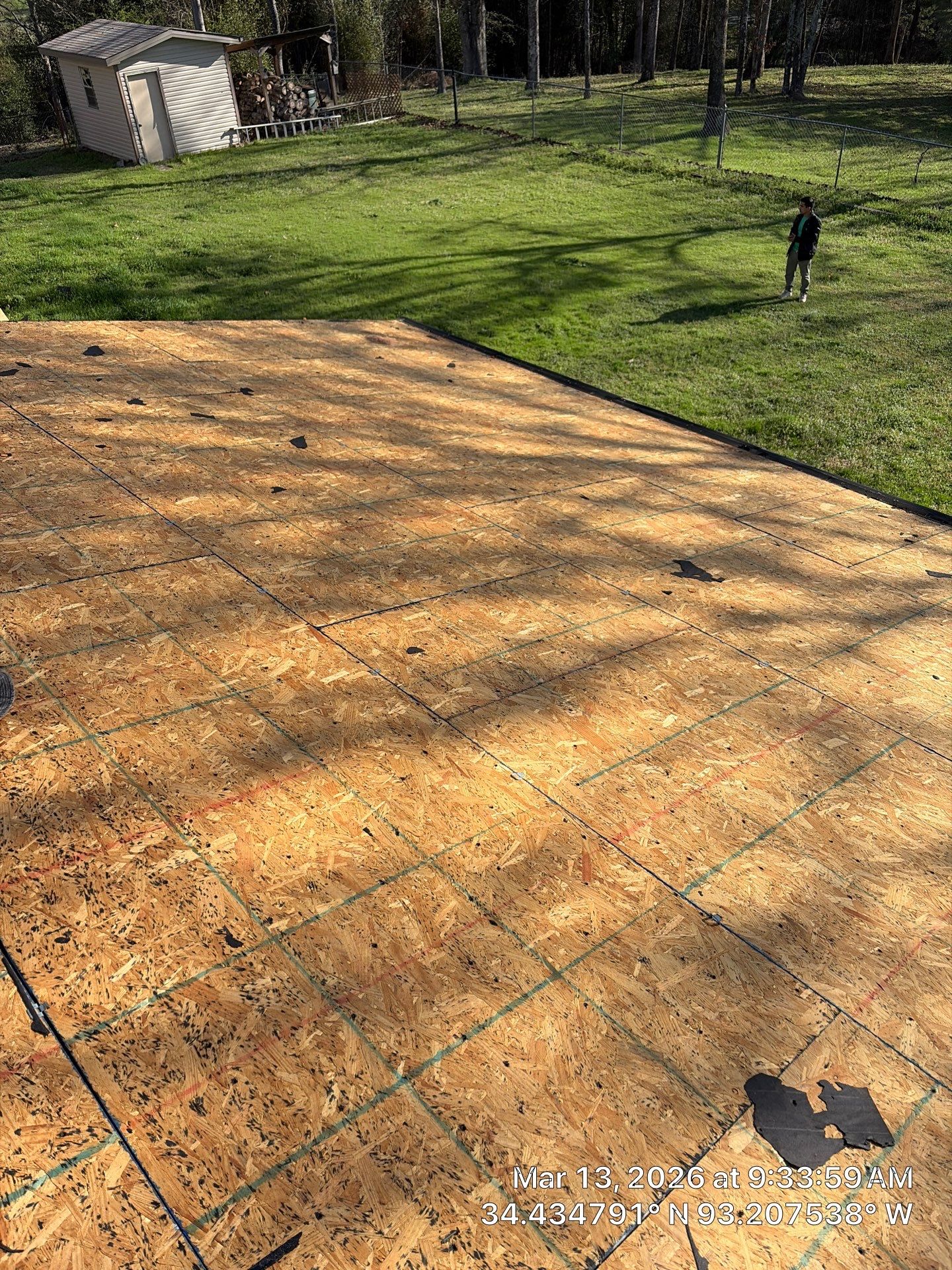 GAF Timberline UHDZ Shingle Roof Replacement and Decking Repair in Pearcy by Temple Roofing and Exteriors