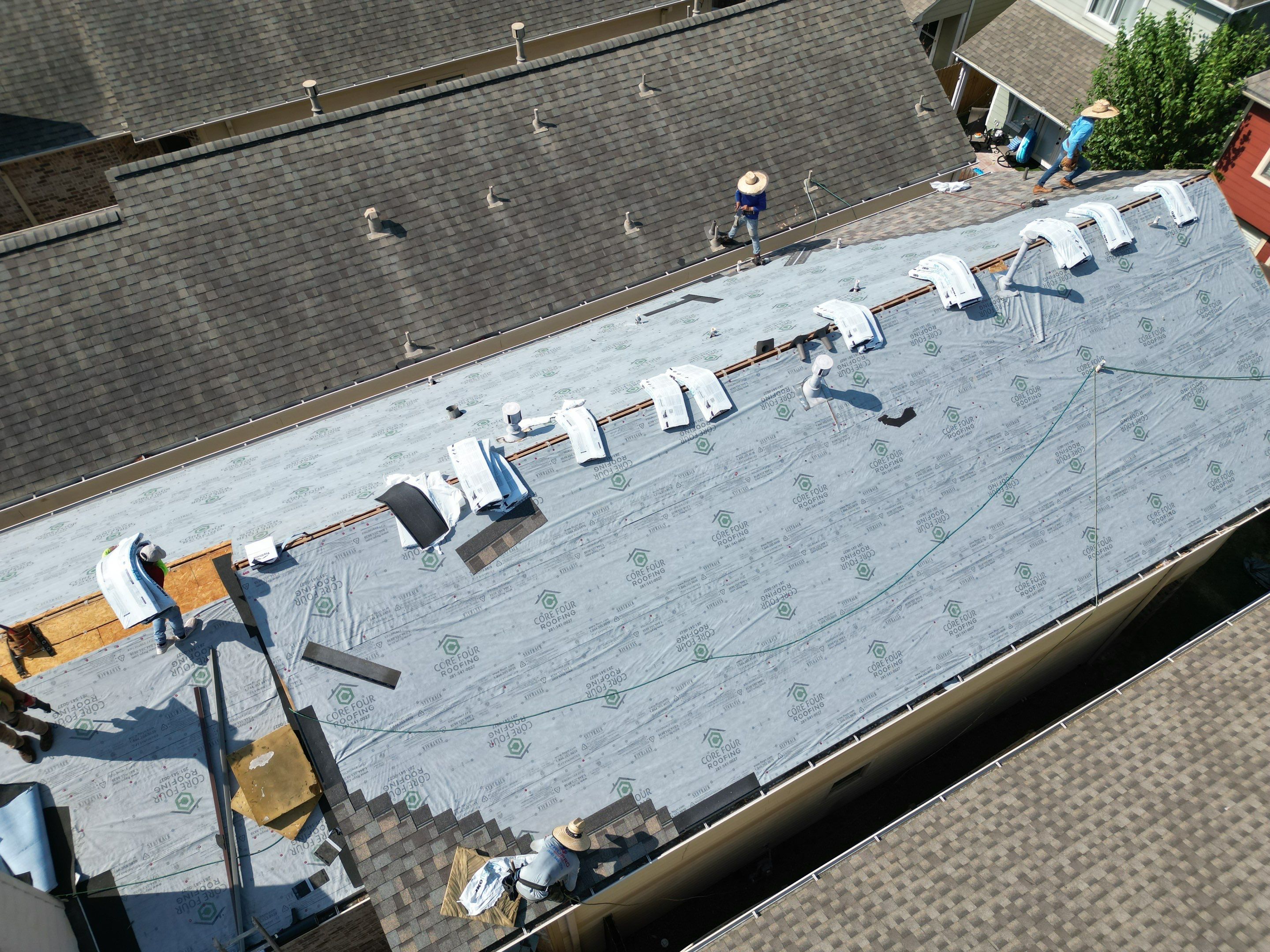 Residential Roofing Installation near Downtown by Core Four Roofing