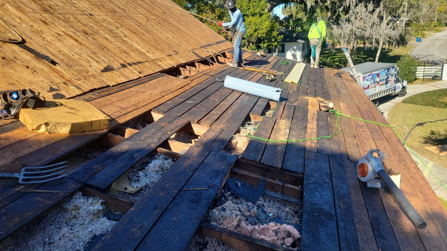 Residential Roofing Installation using Aluminum Metal Roof by Galaxy Builders, Inc.