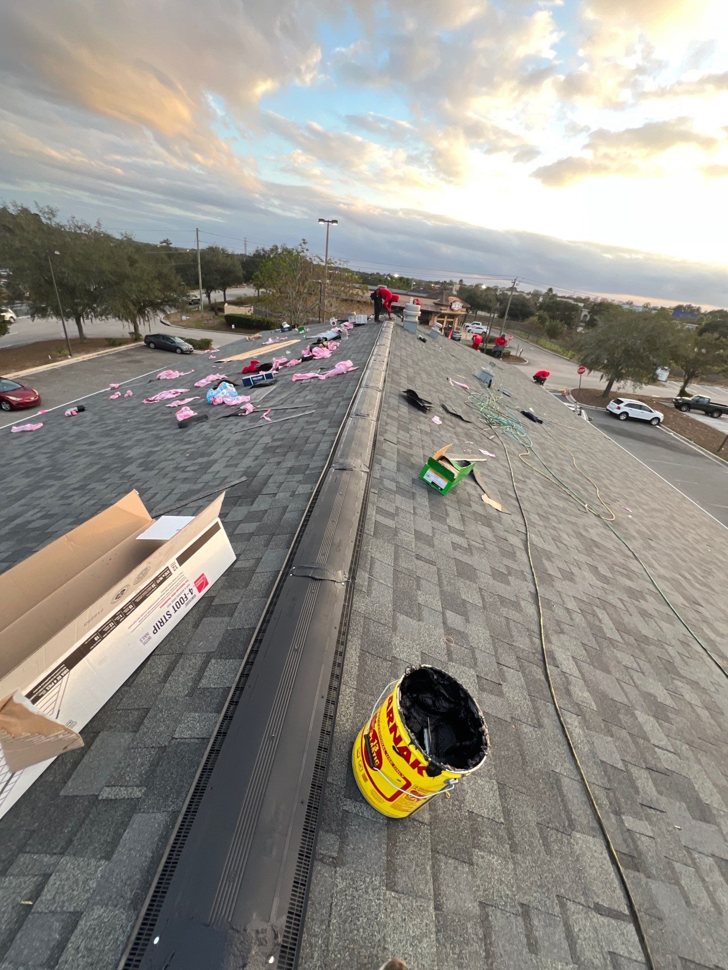 Reroofing Good Year Tire Shop in The Villages, FL by Brehm Roofing