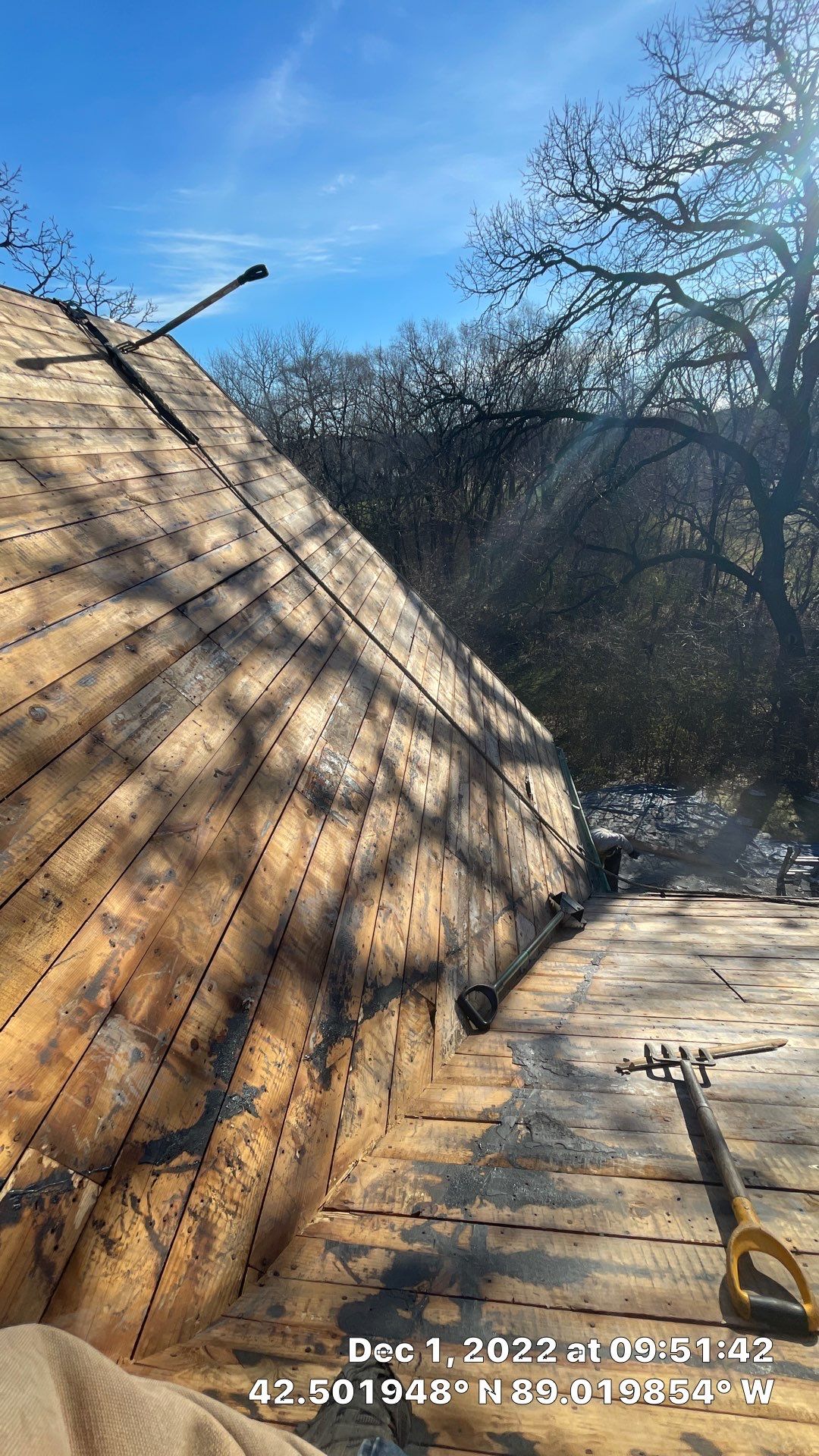 Slate Roof Removal using Atlas Storm Master Slate by Total Exteriors