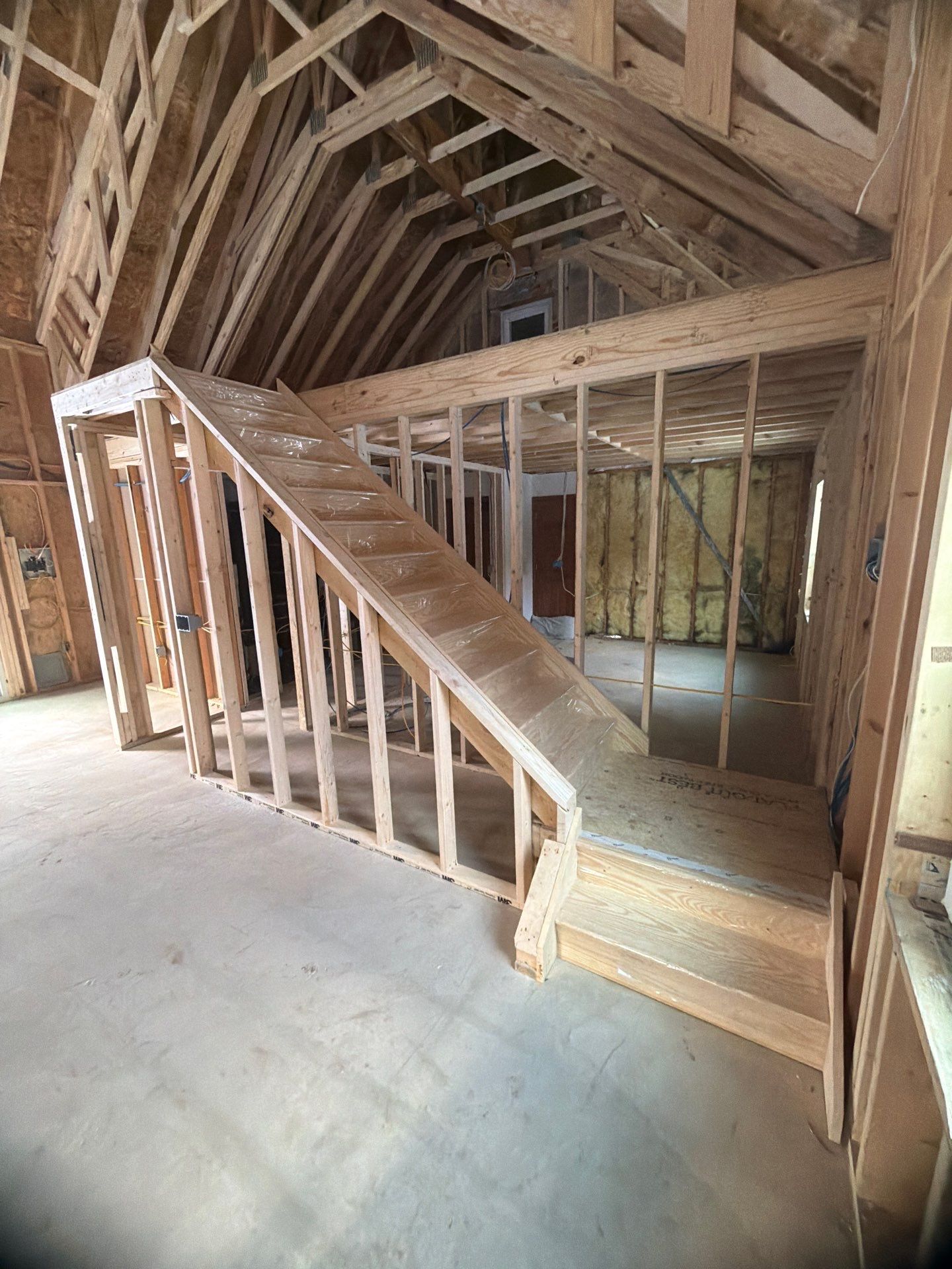 From Dormer to Full Gable Addition with Cathedral Ceiling by Esh Builders