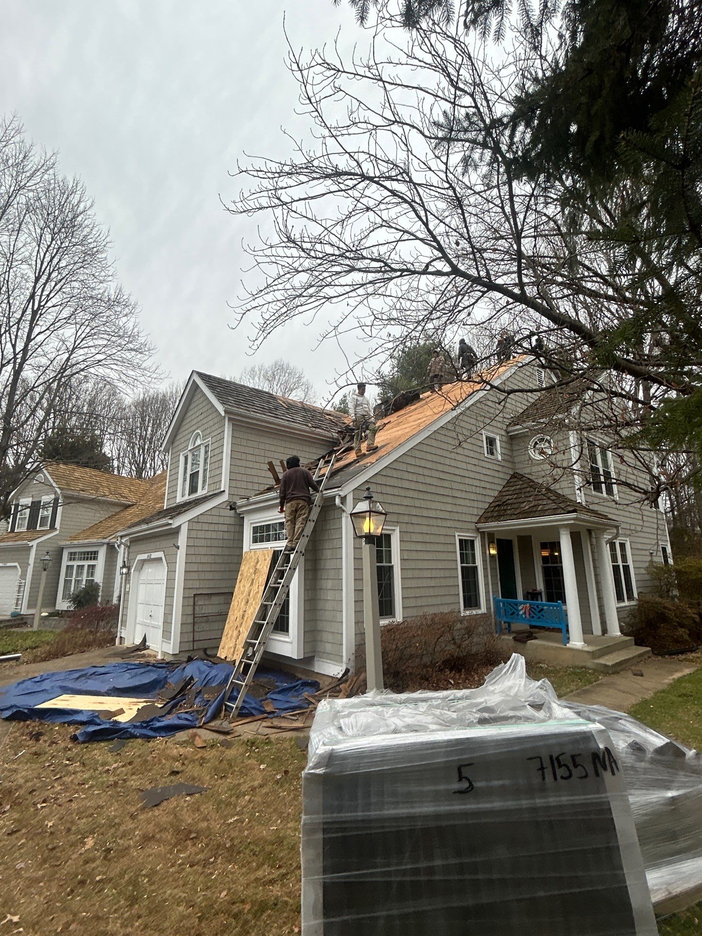 Reston :  Residential Roof Replacement with Brava Synthetic Cedar Shake Class C Natural  by RM Banning, Inc.