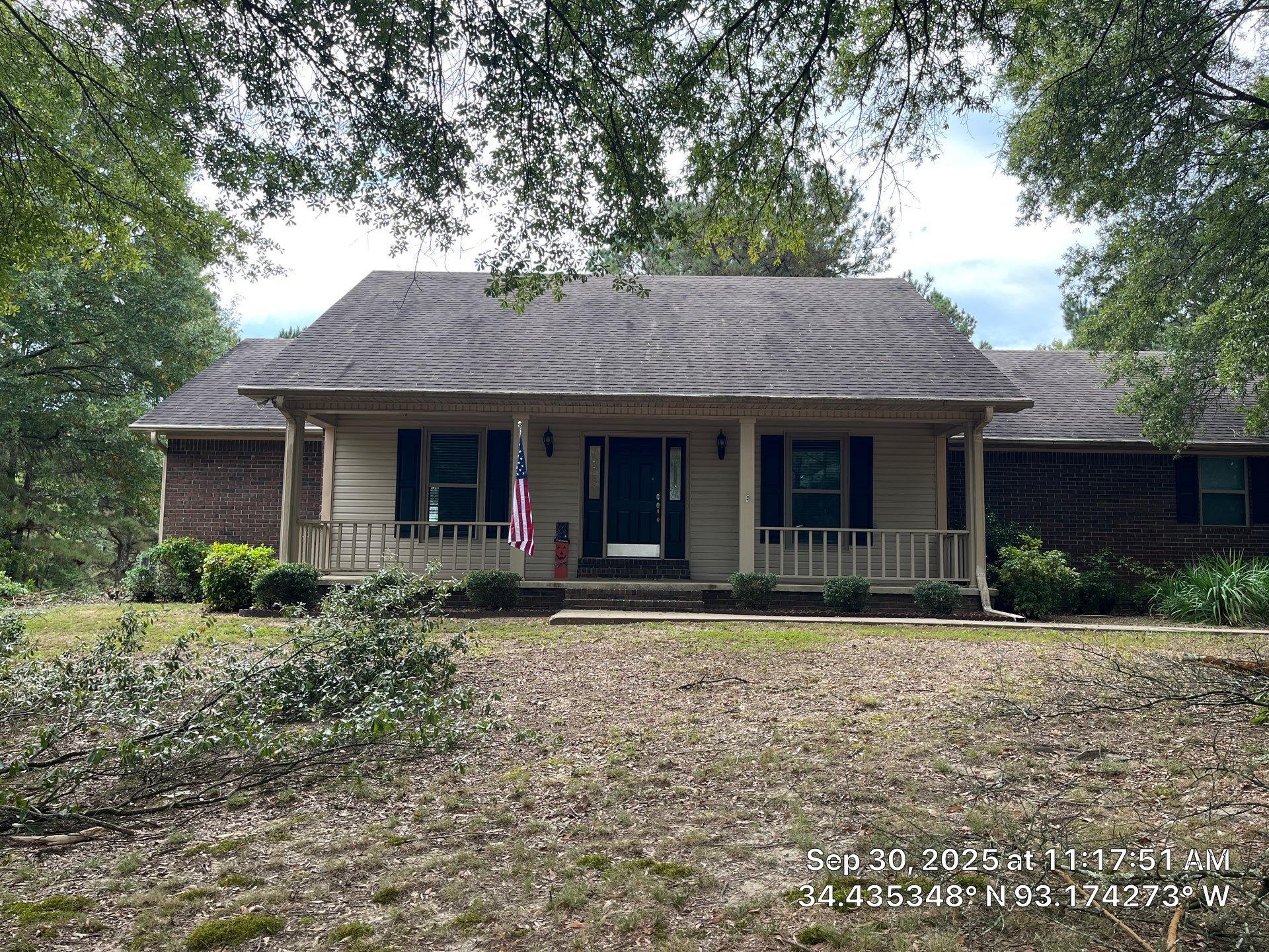 Full Residential Roof Replacement with GAF Timberline HDZ Shingles in Hot Springs by Temple Roofing and Exteriors