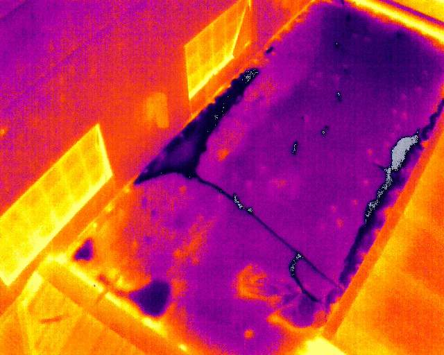 Commercial Roofing Inspection using Thermal Imaging Drone  by Stendahl Services