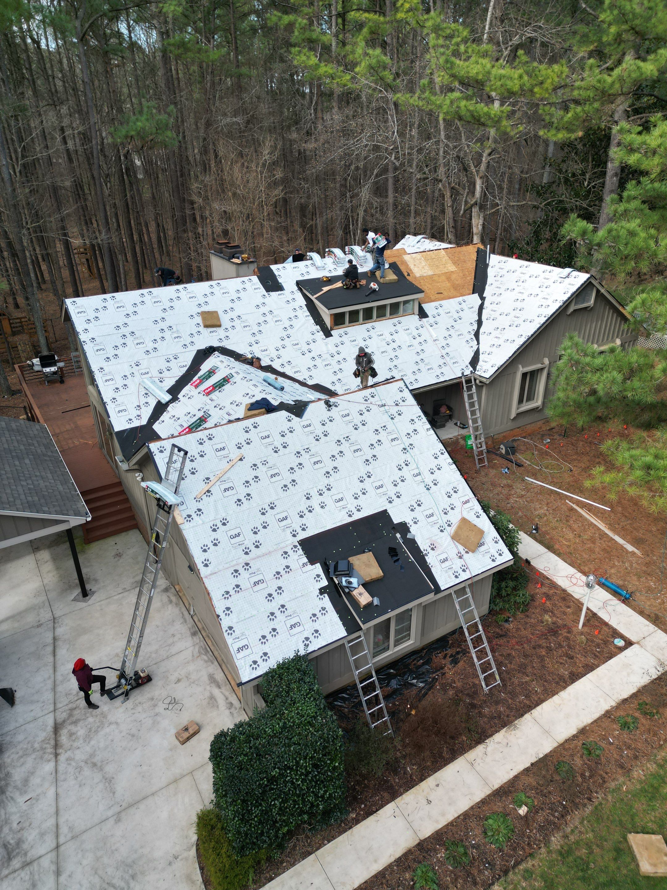 Roof Replacement - GAF Timberline Ultra HDZ Weathered Wood by Pro Performance Roofing
