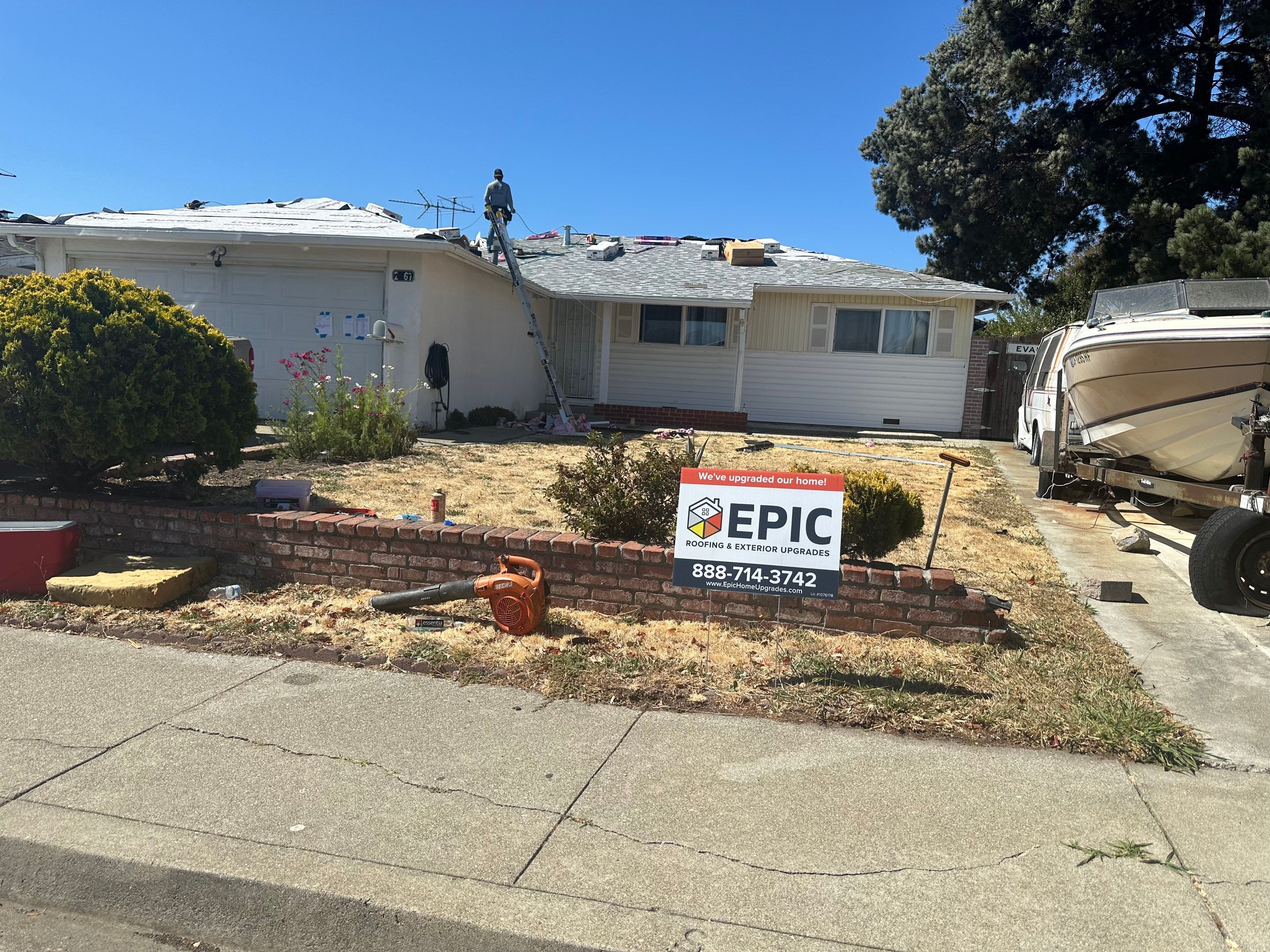 Roof Replacement - San Pablo, CA 94806 by Epic Roof Replacement