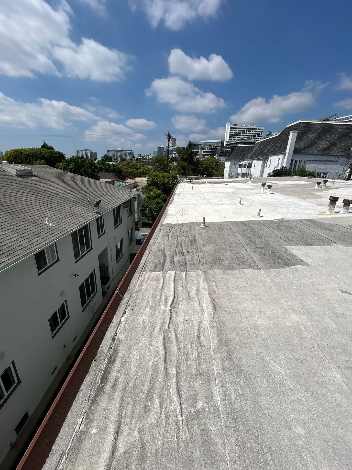 Silicone Coating - Apartment Building, West Hollywood by Hull Brothers Roofing