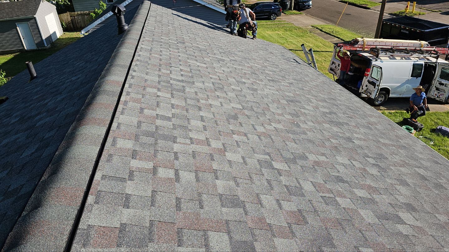 Atlas Pinnacle, Color, Summer Storm, Drip Edge, Color, Black by Eagle Eye Roofing