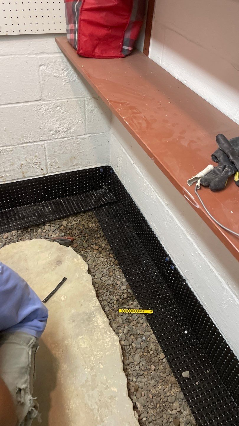 Waterproofing for our neighbor Heather by Waterproofing Northeast