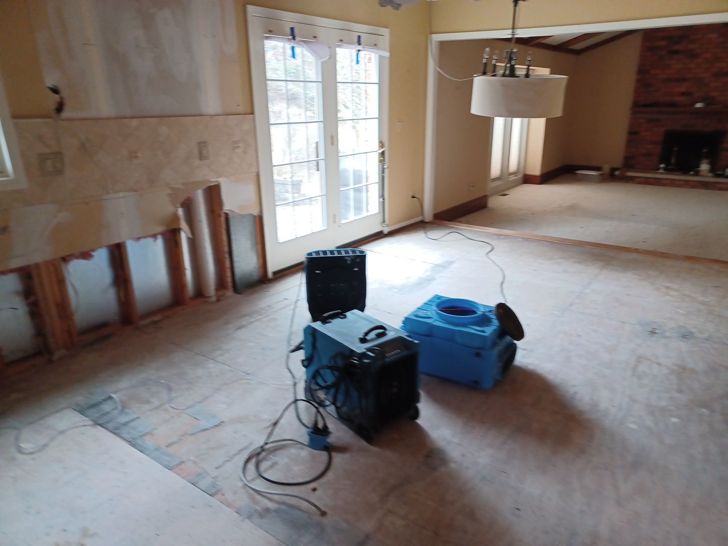 Project in Plymouth by EzDry Water Mitigation & Property Restoration