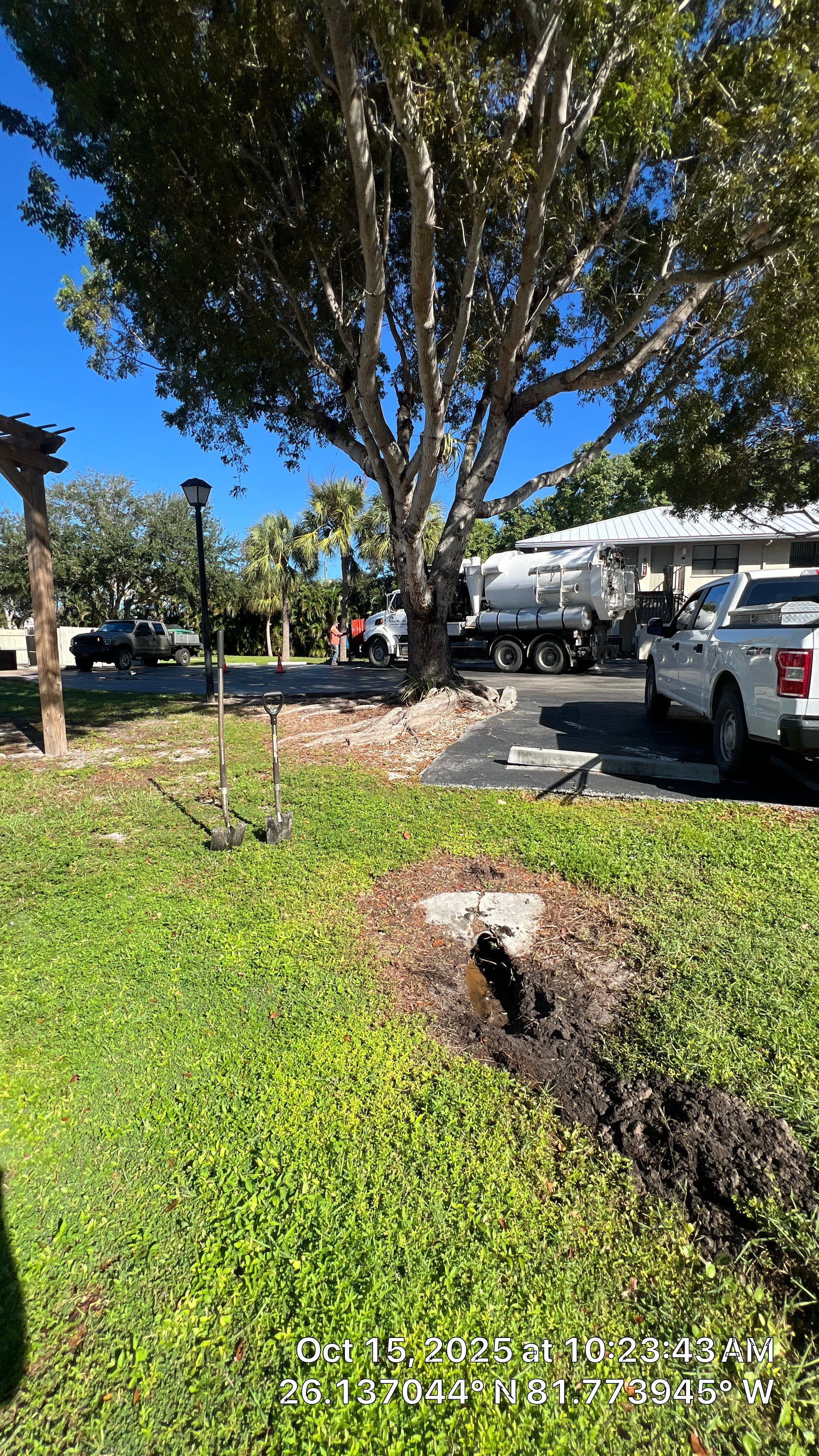 Naples Apartment Complex Culvert Cleaning by APS Power & Water