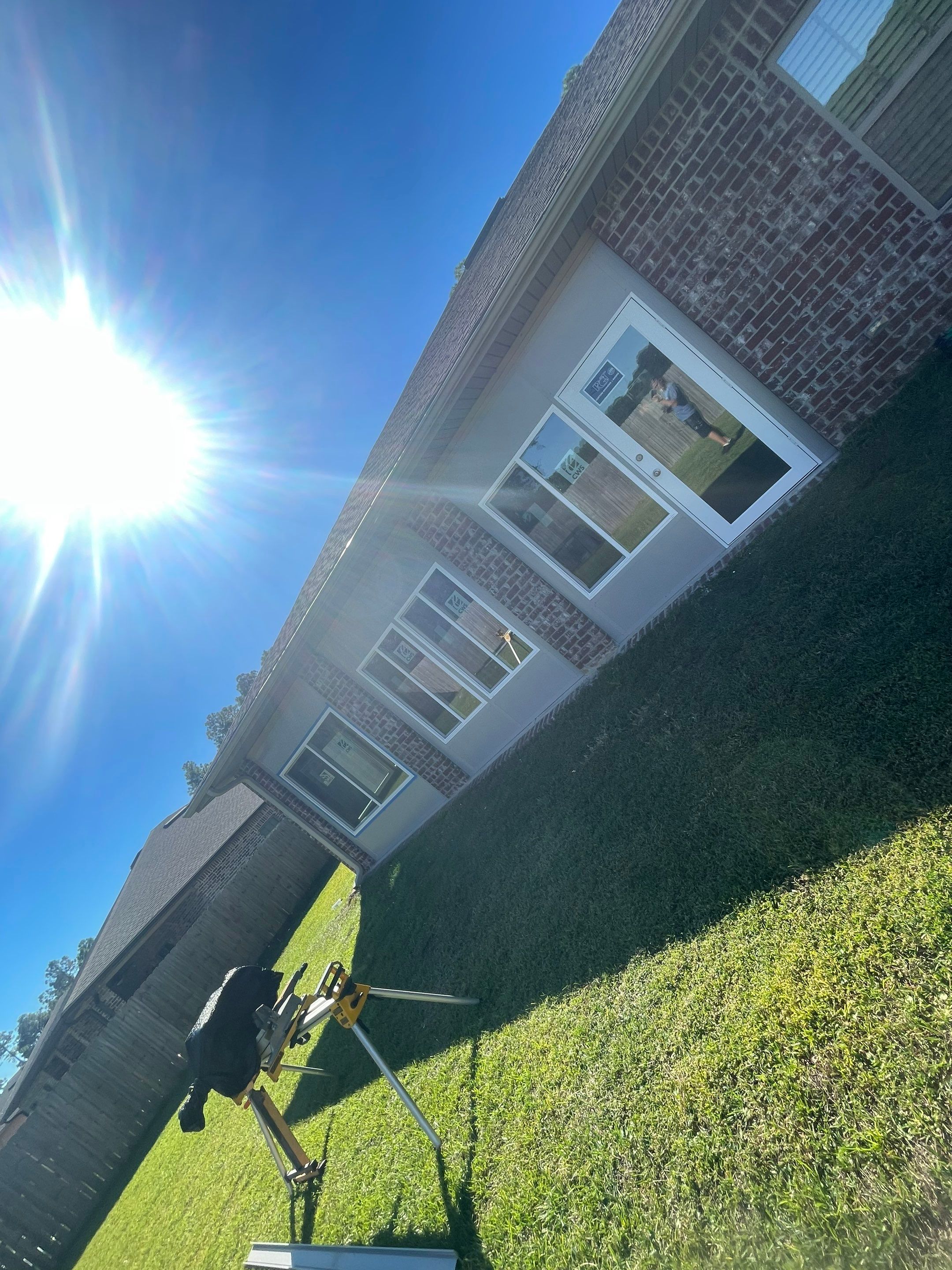 Glass Room Under Existing Patio Cover by Titan Sunrooms