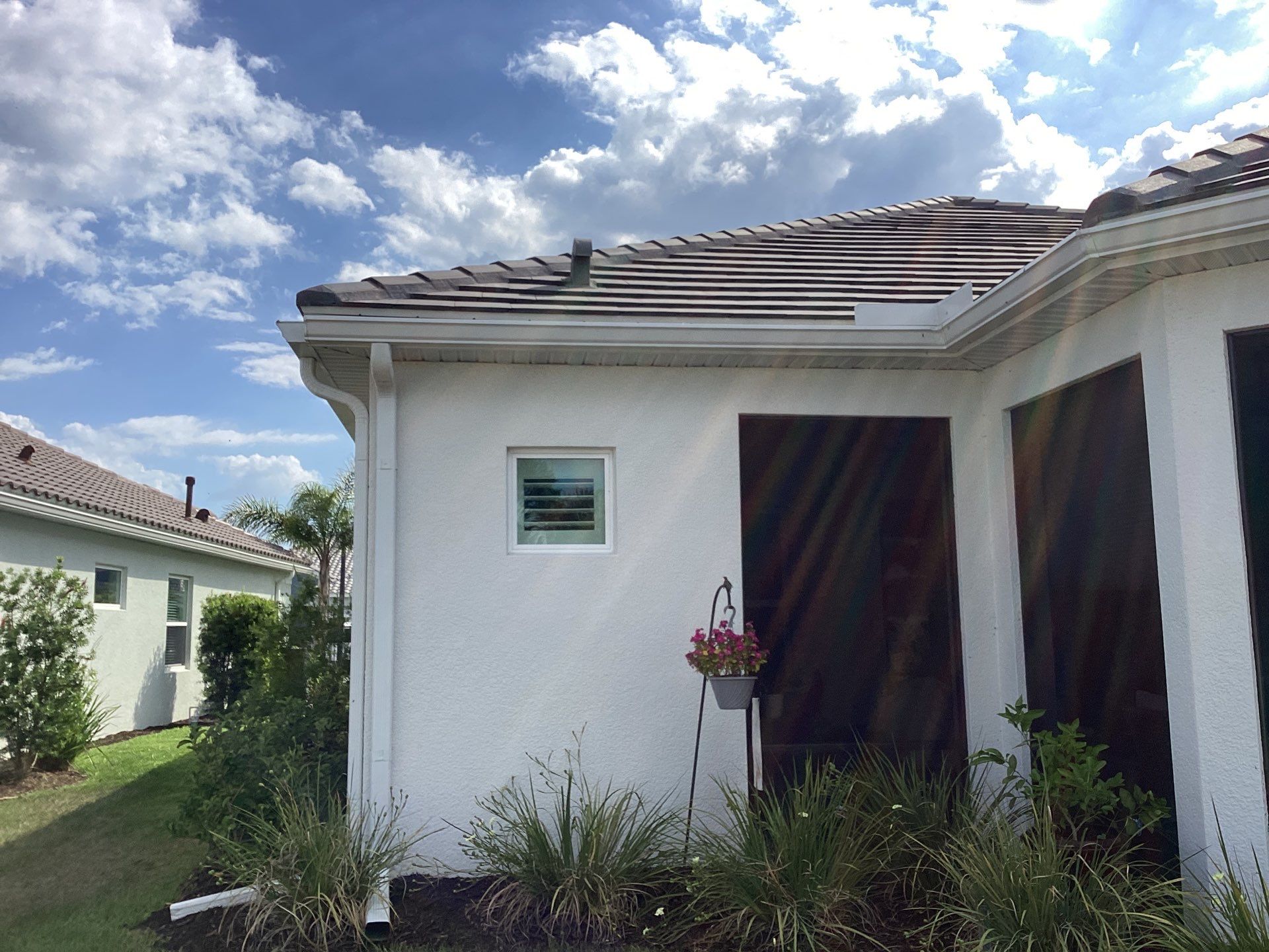 Seamless Gutter Installation Project in Sarasota FL by Gutter Professors