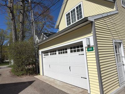 Dark Gray Aluminum Gutter System Installation in Harbor Springs