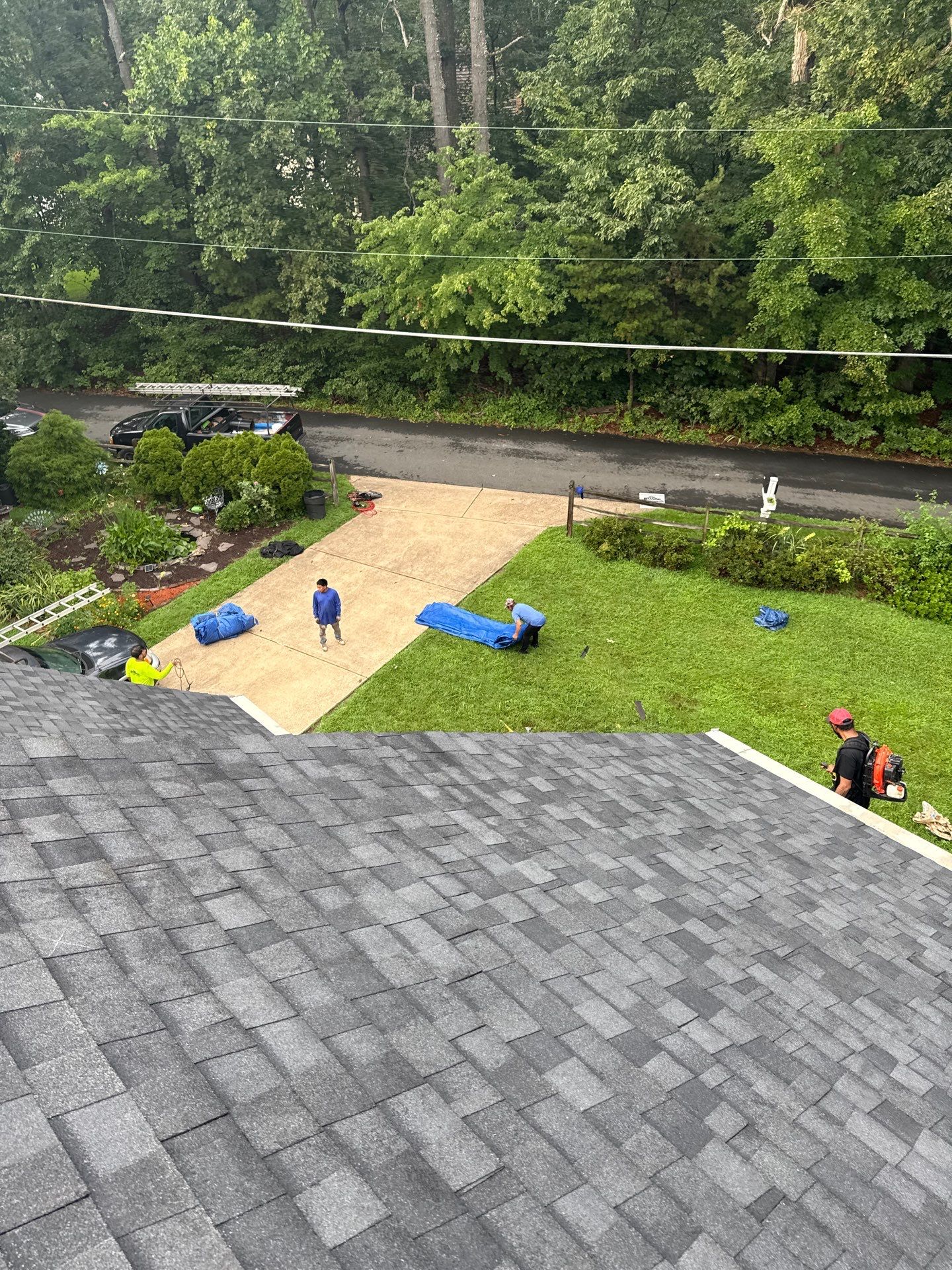 Lorton: Residential Roof with CertainTeed Landmark Pro in Max Def Moire Black by RM Banning, Inc.