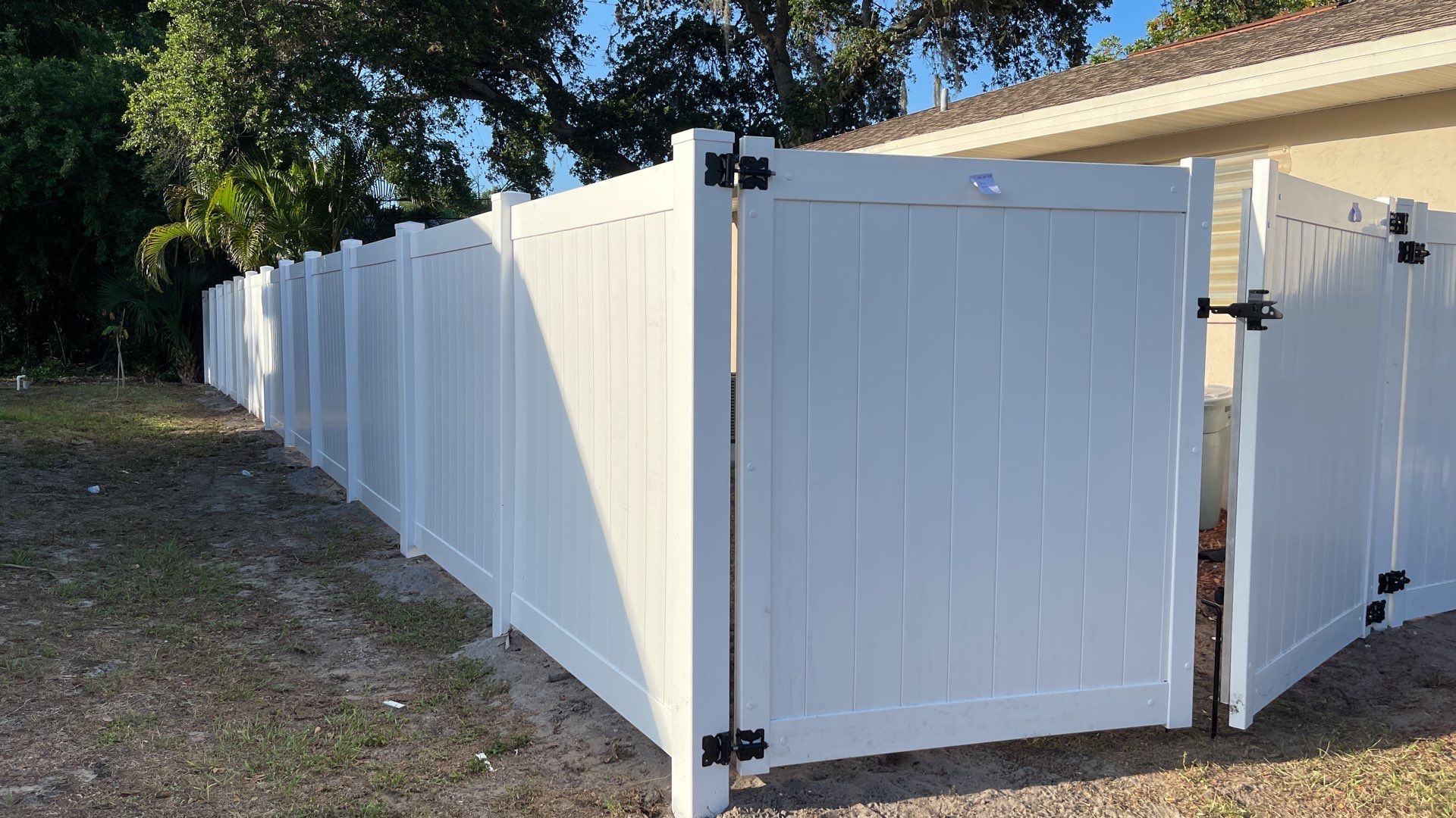 Venice, Florida  6 ft. White Vinyl Privacy Fence by Asap fence and gates, LLC
