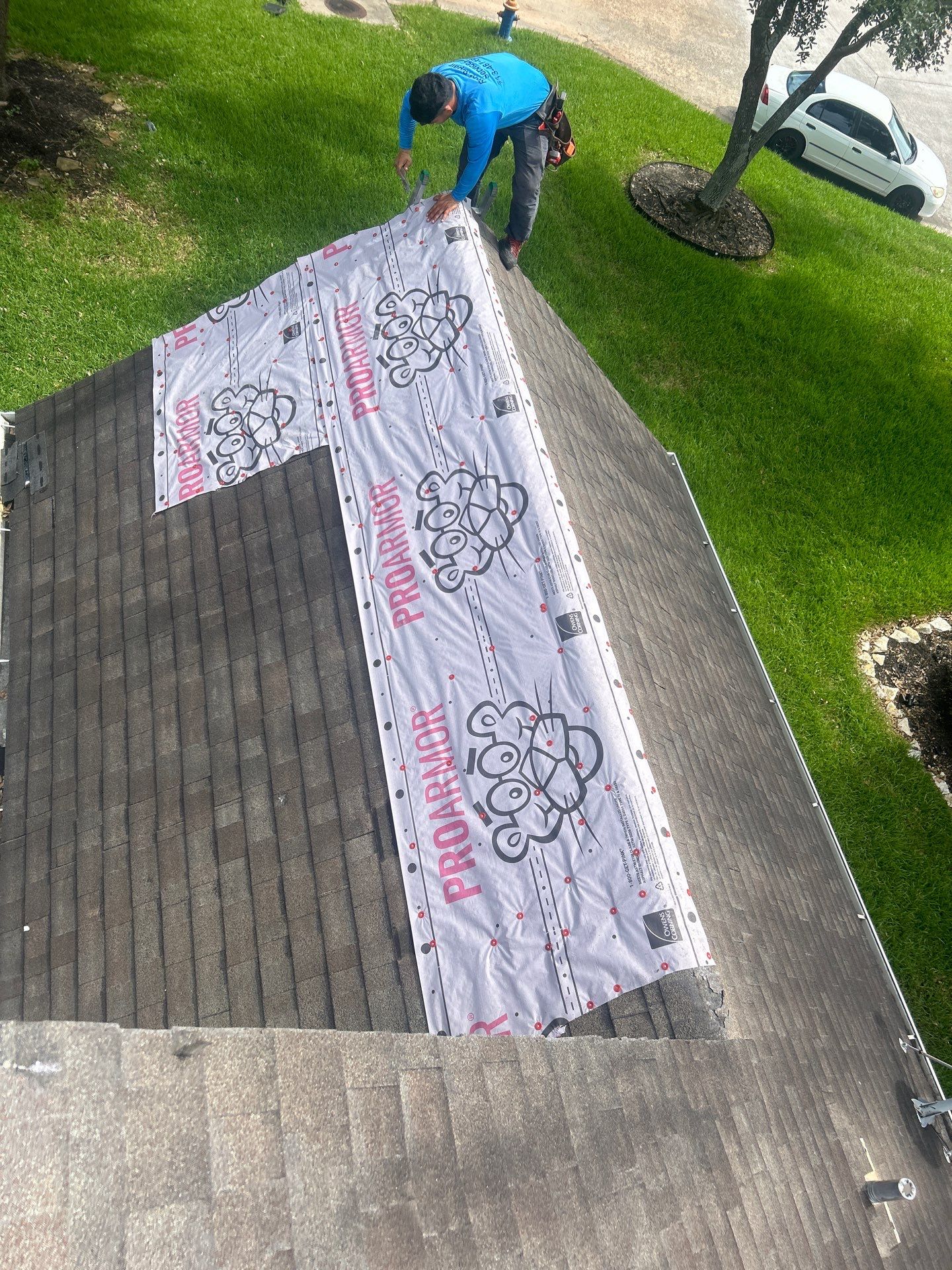 Residential Roofing Repair using Owen's Corning Duration (Lifetime) Shingles by Roof Repair Company