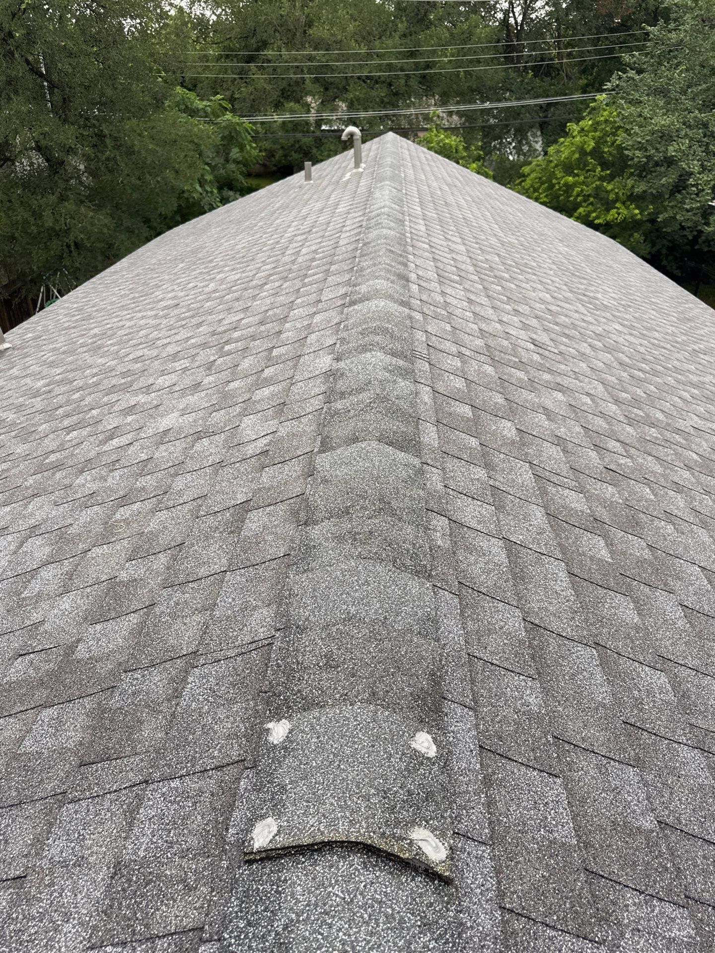 Residential Roof Replacement using GAF - Timberline Natural Shadow - Pewter Grey by Action Exteriors Austin