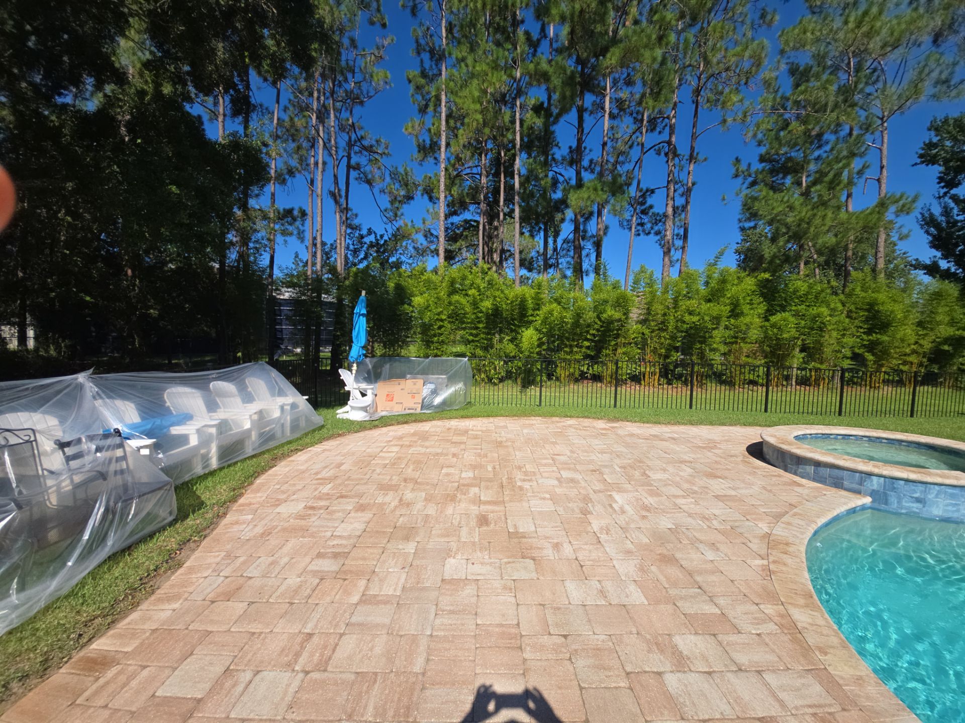 Pool Pavers using Concrete Sealant by DuraSeal
