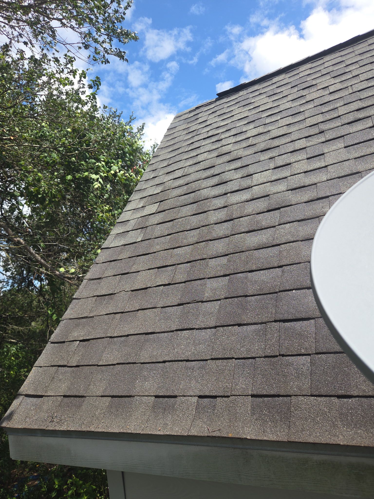 Crazy Wind Damage Repair on a Steep Roof by REPS OF TEXAS