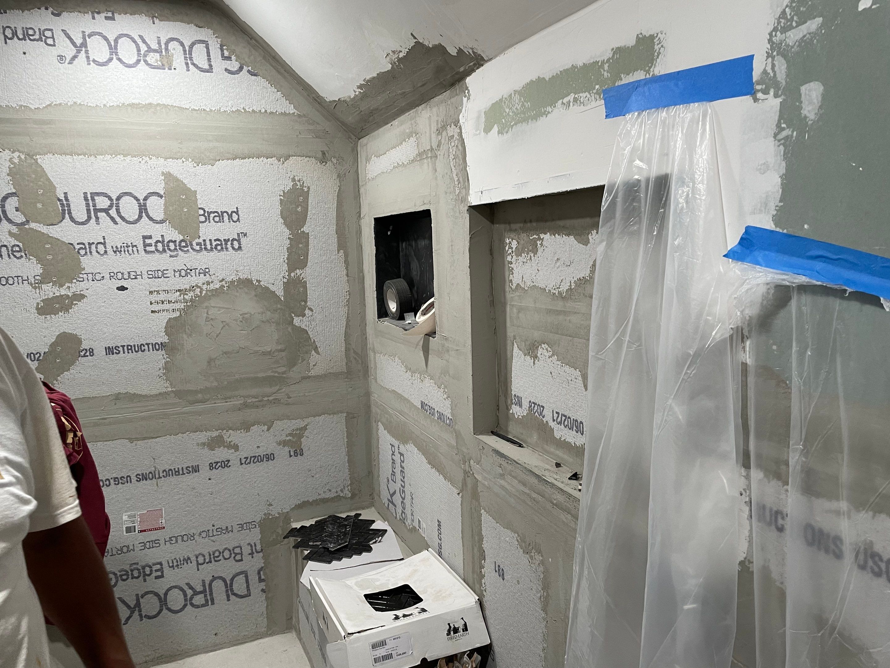 Bathroom Remodel using Tile by Home Concepts Construction