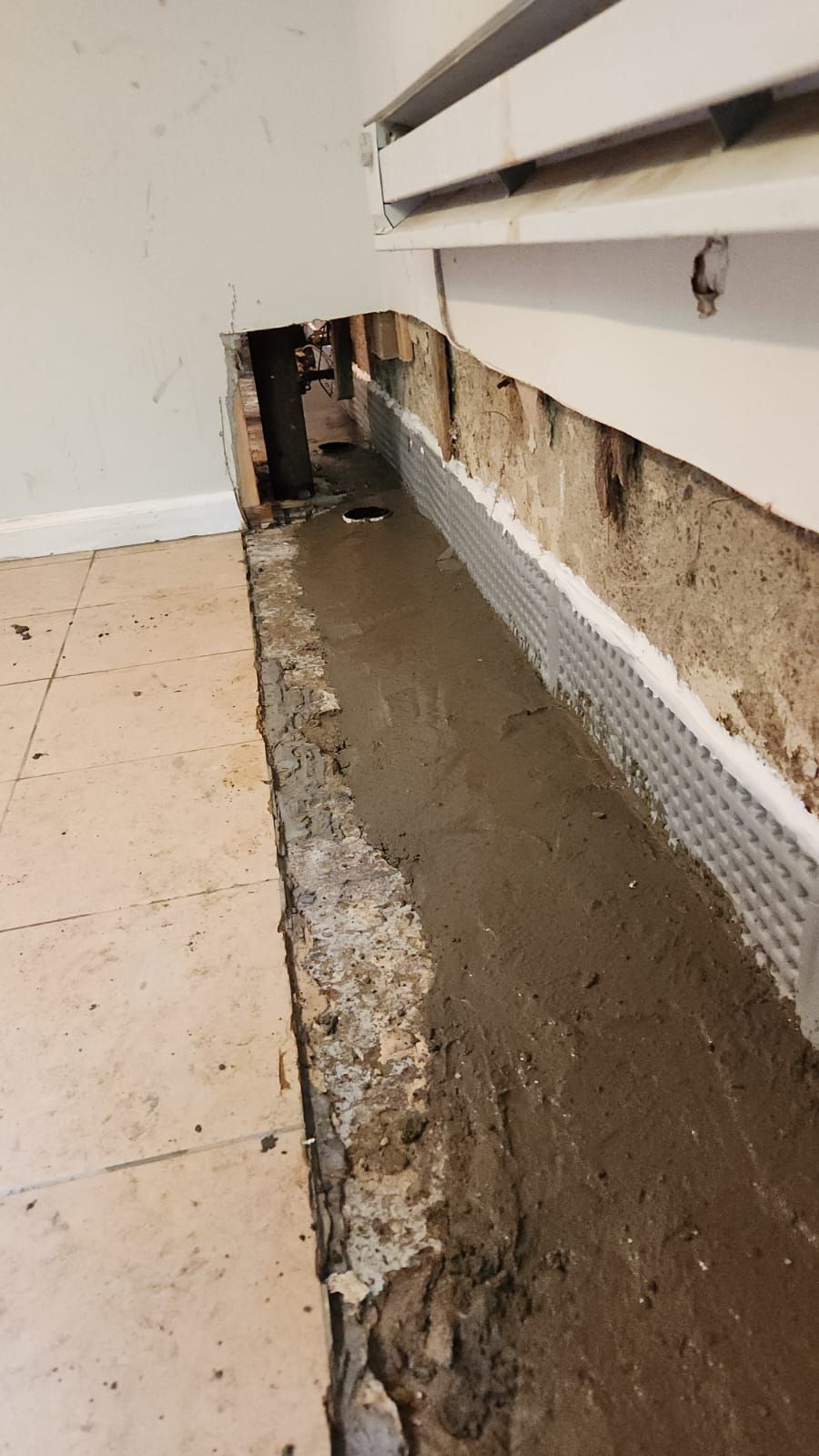Interior French Drain Newton NJ by Pure Service Pro, LLC 