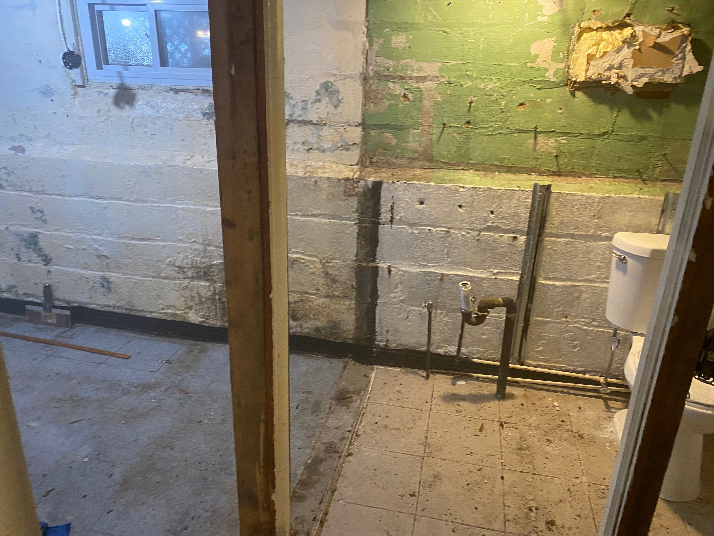 Interior French Drain Job in Bloomfield, NJ by Pure Service Pro, LLC 