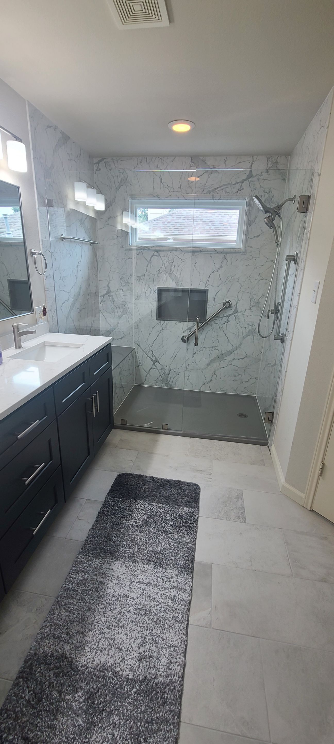 Universal City Shower Before and After by Legacy Bath and Kitchen 