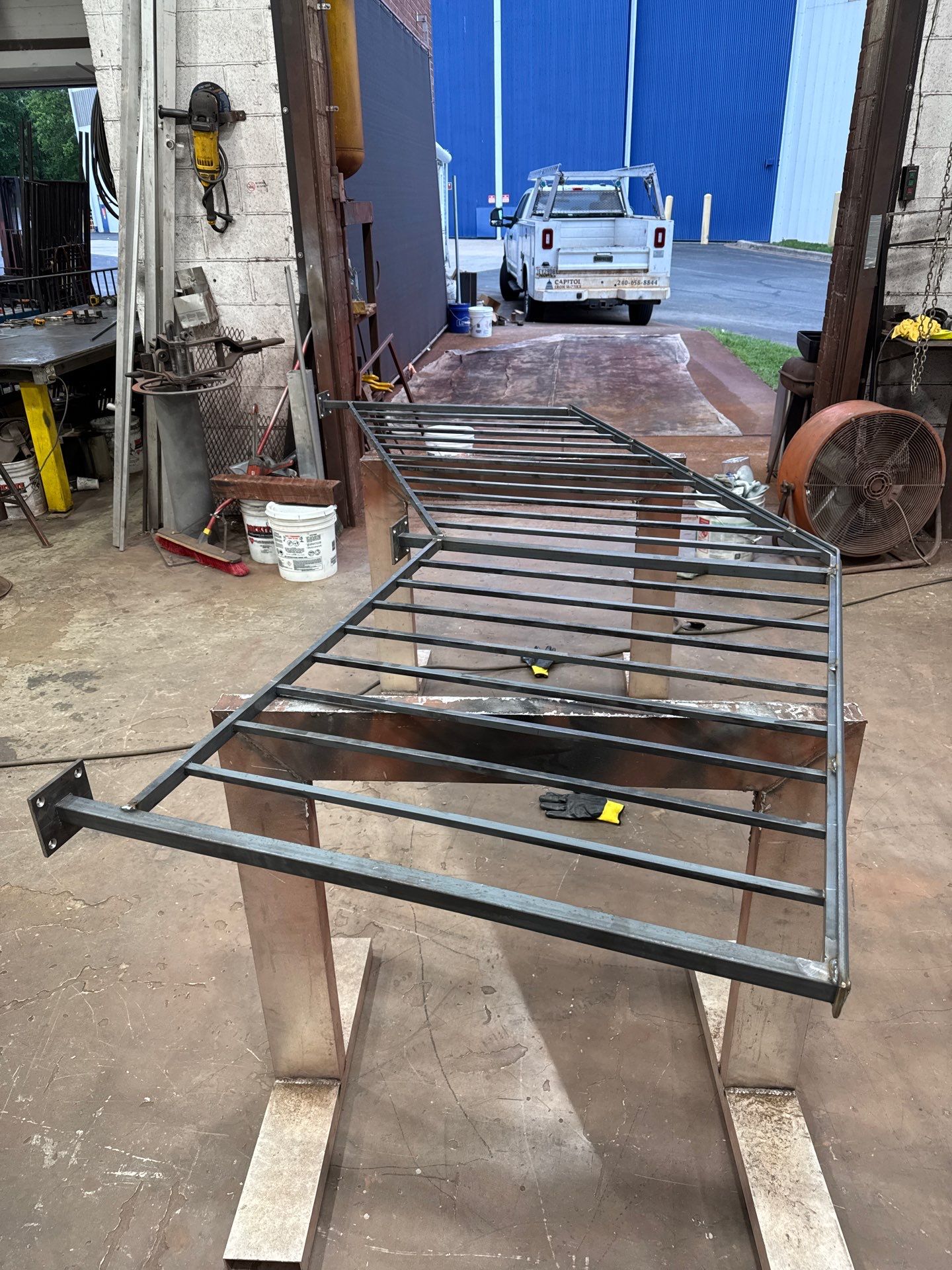 Traditional Steel Picket Guardrails – Residential Exterior – Gaithersburg, MD by Capitol Iron Works