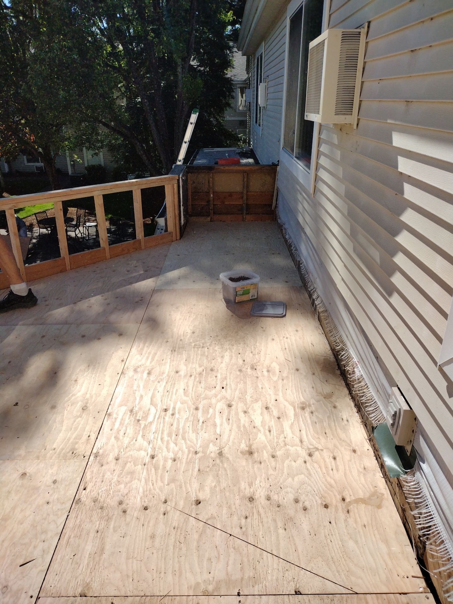 Dec-Tec Walkable Membrane using Dec-Tec (Color: Granite) by Orezona Building & Roofing Company, Inc.