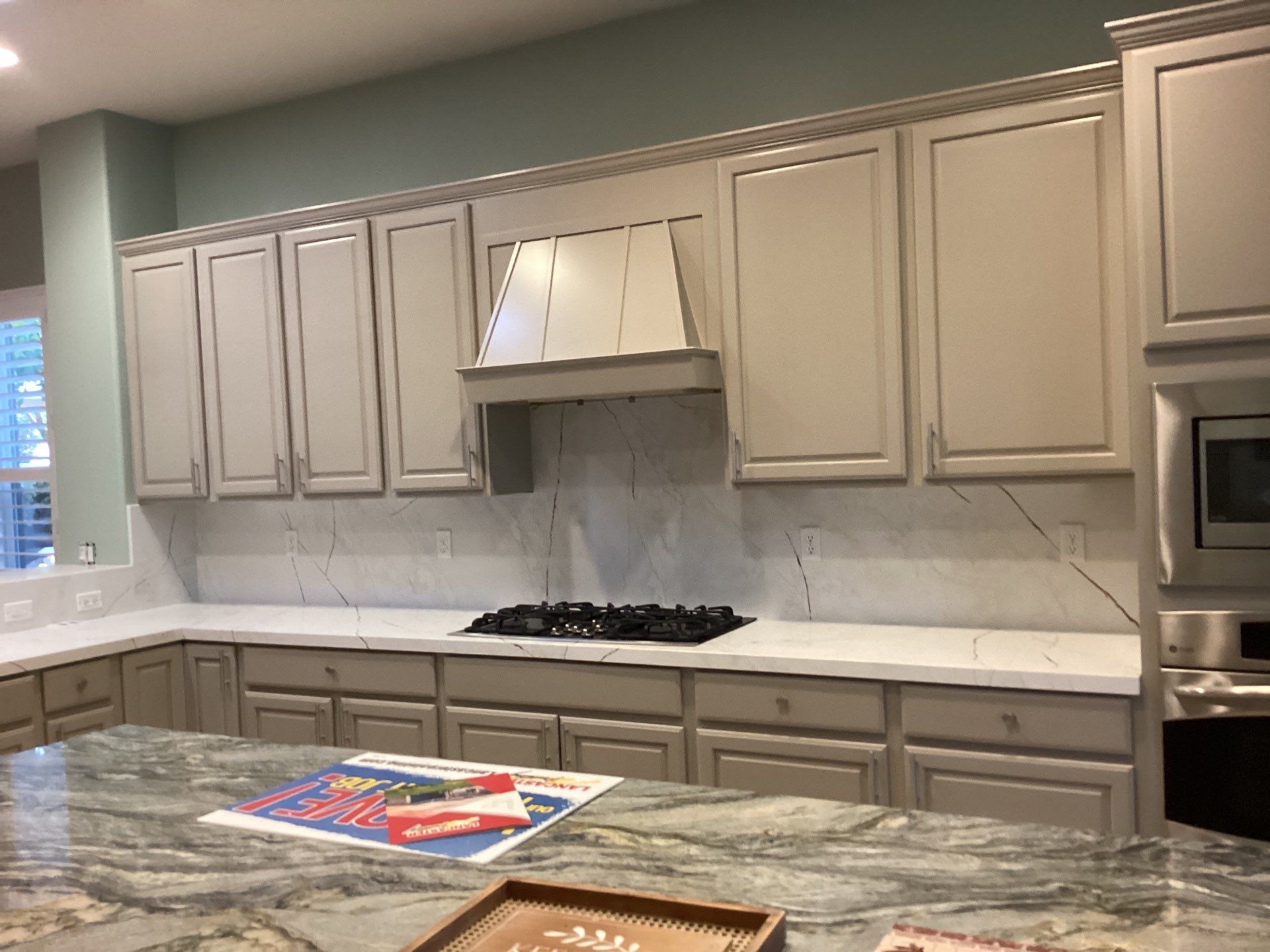 Cabinet Painting Project in Manteca California by Lancaster Painting