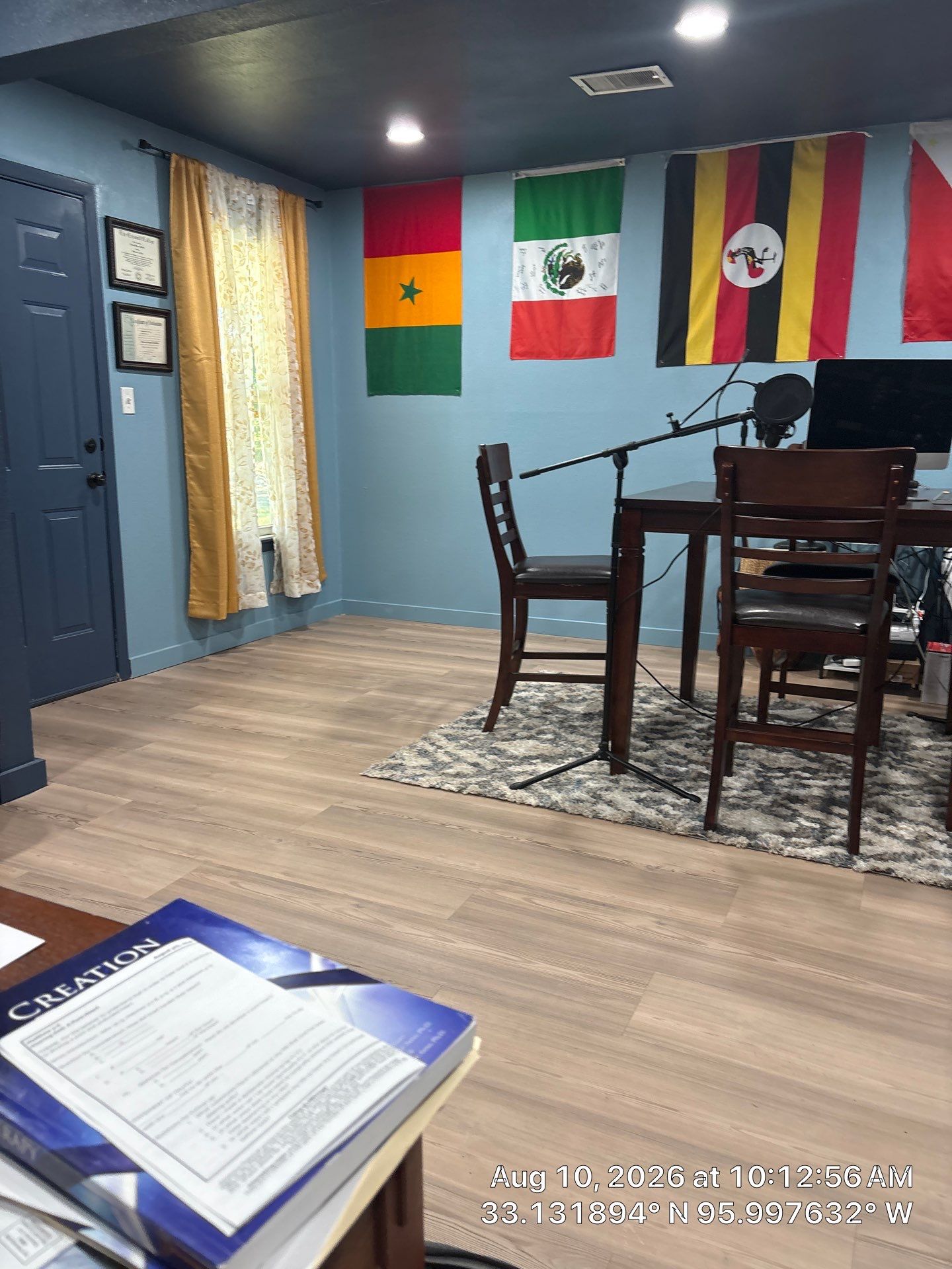 Home Office and Recording Studio Flooring Upgrade in Campbell by CompanyCam Sales Demo