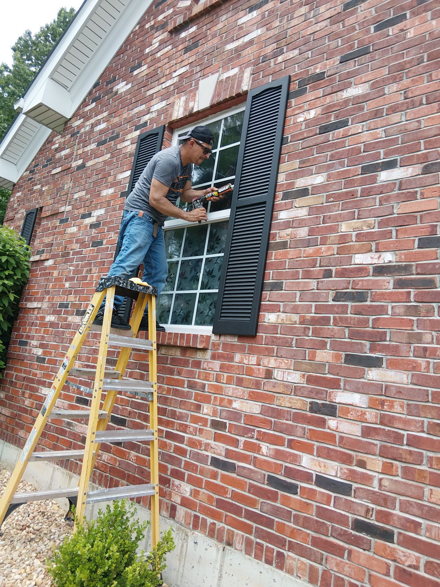 2nd-Story Exterior Trim Paint Repair – Chesterfield, MO by Legendary Services Company LLC.