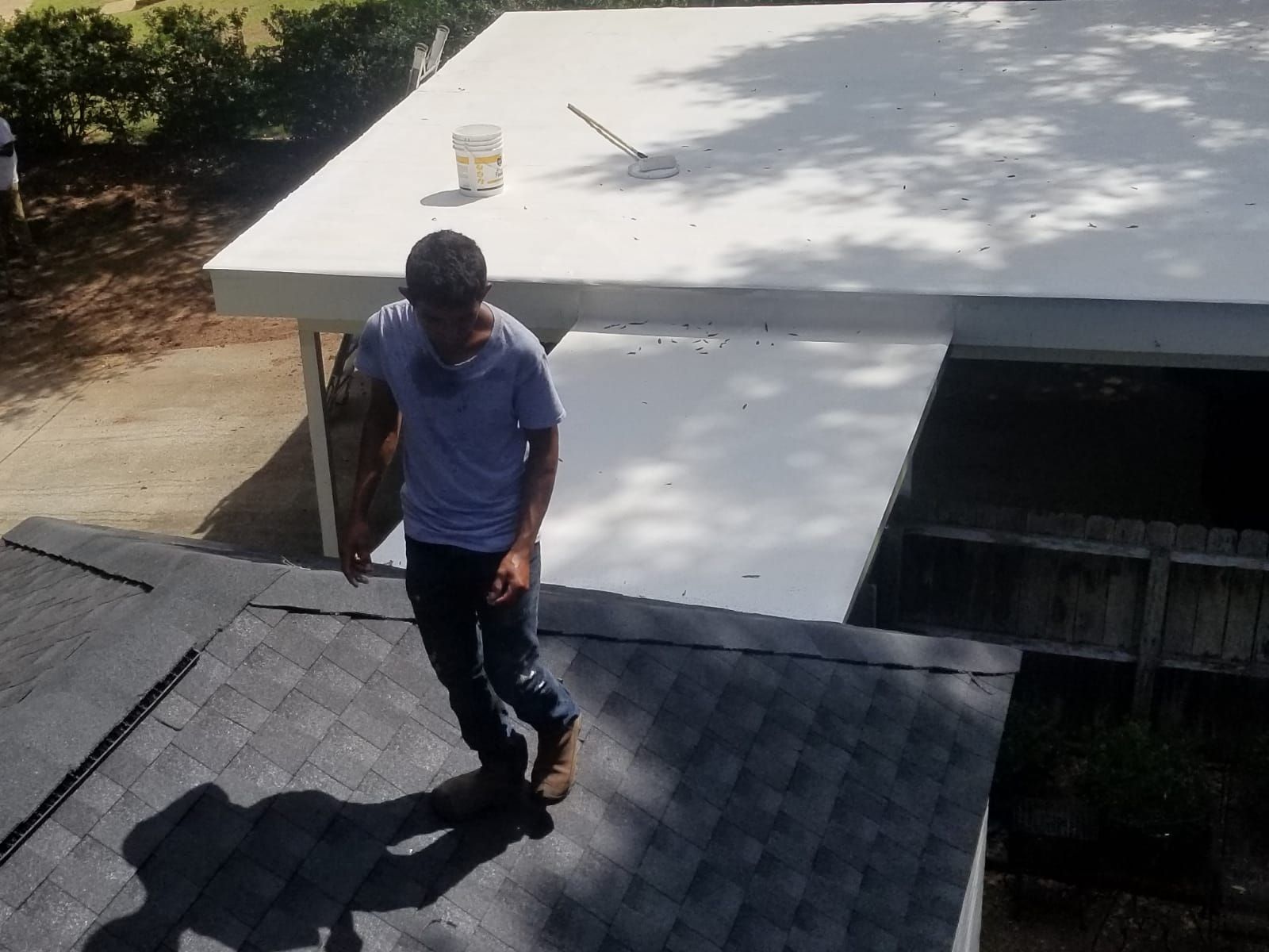 Residential Roofing Installation using Roof Replacement by American Roofing & Construction LLC