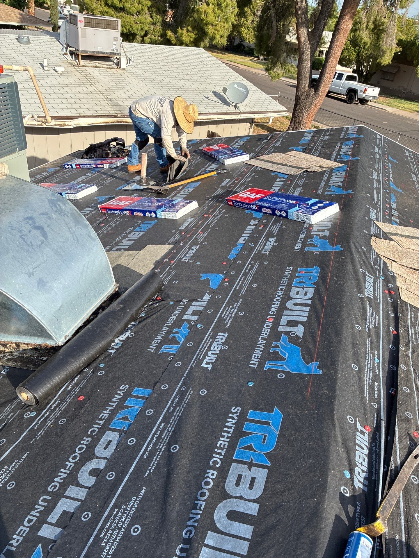 New GAF Roof in Mesa, Arizona by Weather-Tite Roofing