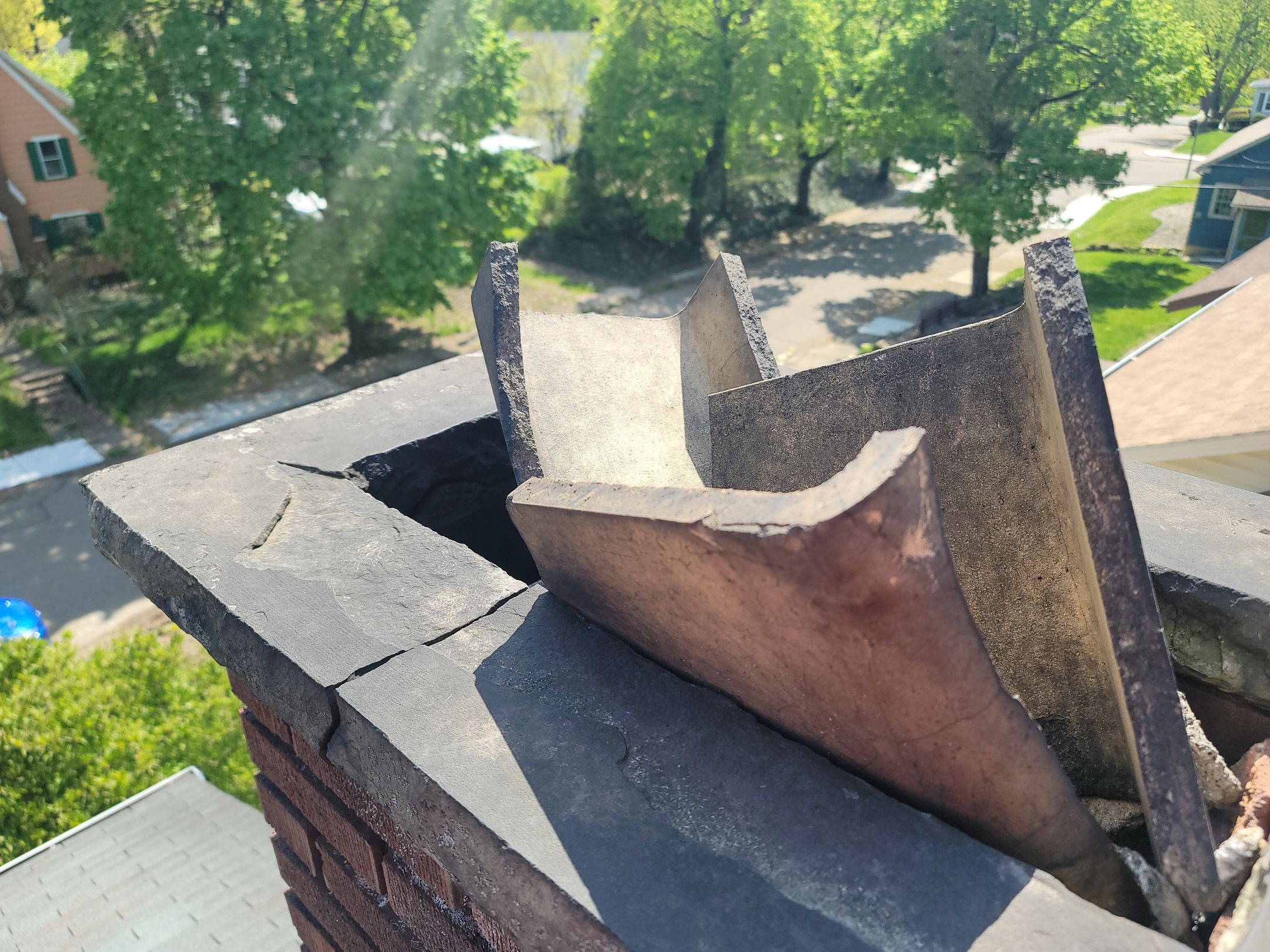 ATLAS PINNACLE COLOR: BURNT HICKORY DRIP EDGE: WHITE by Eagle Eye Roofing