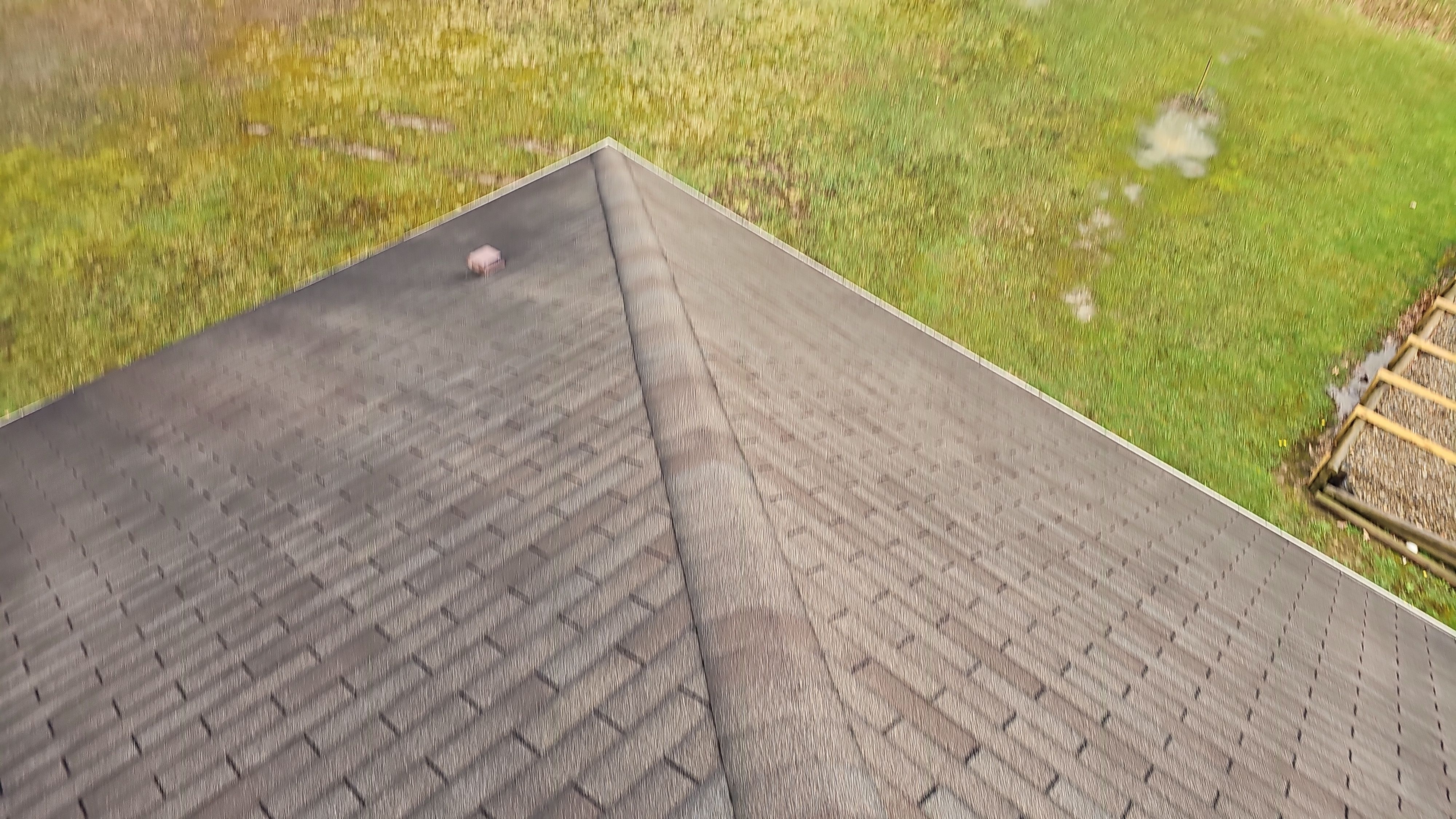 Atlas Pinnacle, Color, Weathered Wood, Drip Edge, Color, Royal Brown by Eagle Eye Roofing