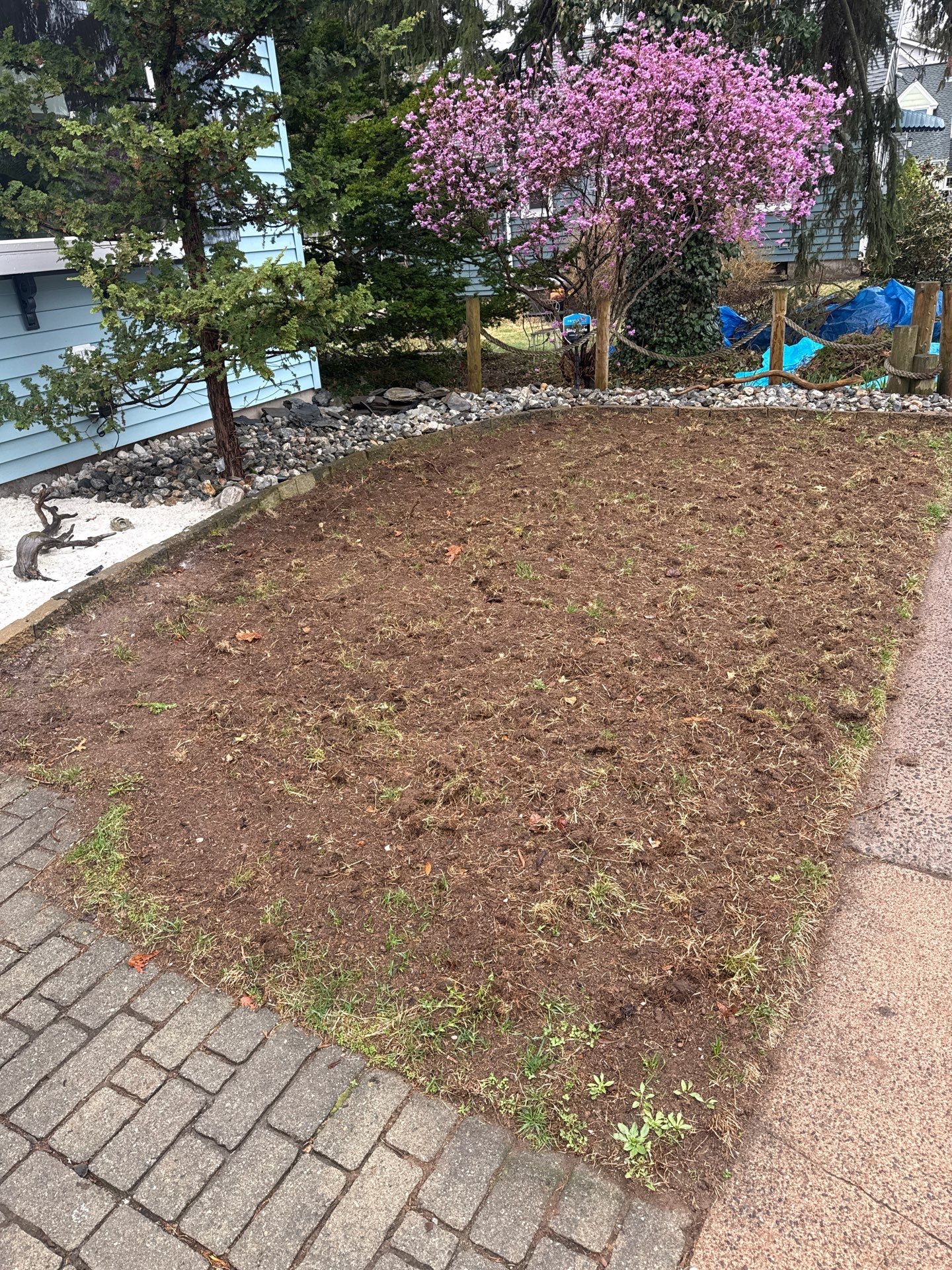 Starting Residential Site Preparation and Soil Tilling in Hamden by Diamond Image LLC