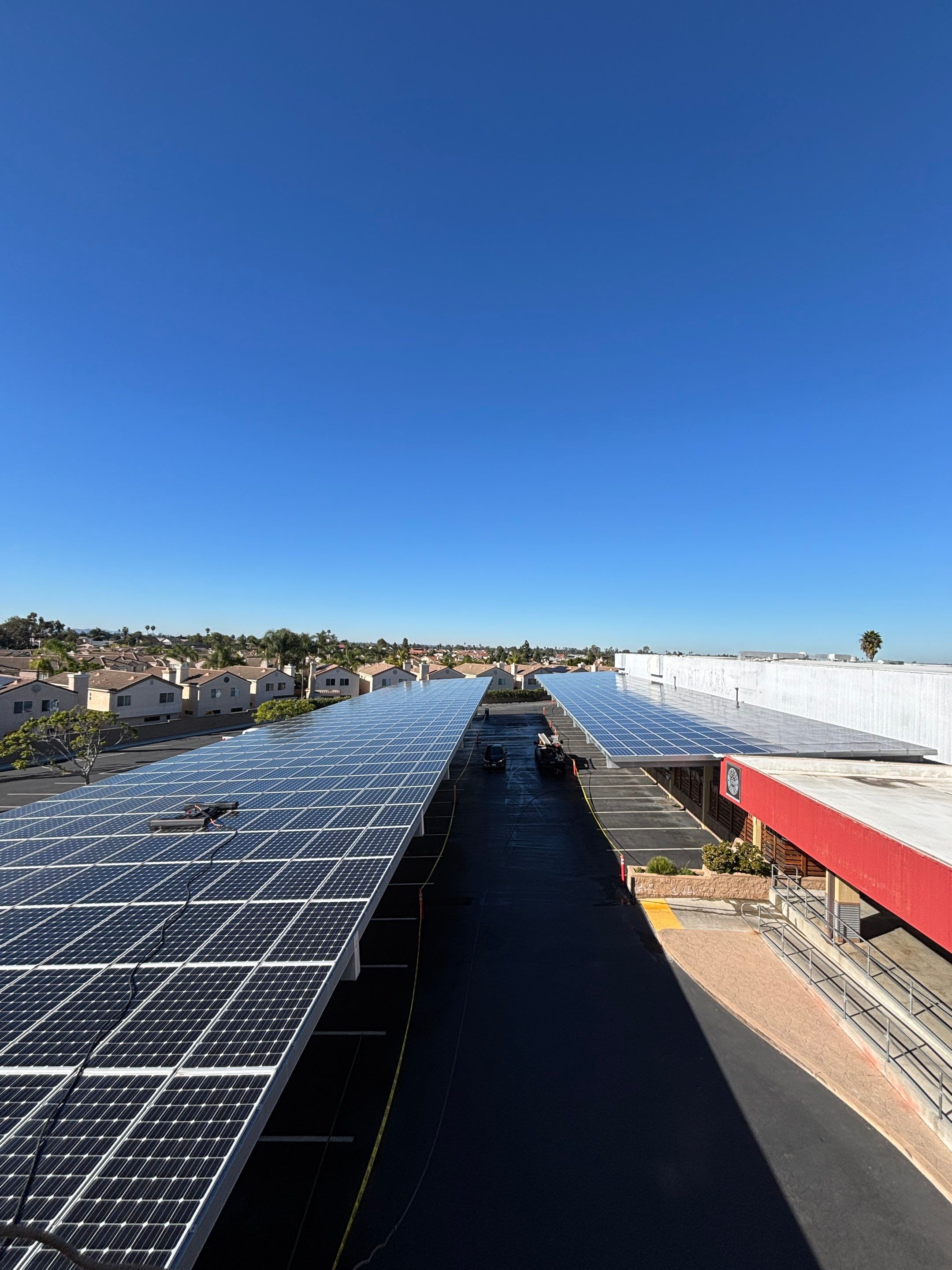 Commercial Solar Panel Cleaning by Palm Coast Solar Cleaning