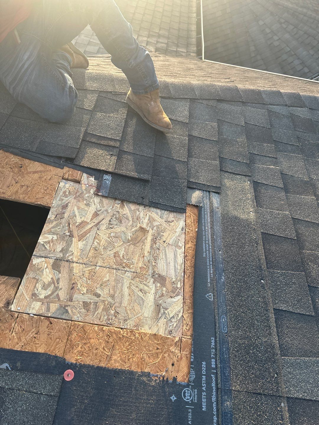Residential Roofing Installation using Owen's Corning Duration (Lifetime) Shingles by Roof Repair Company